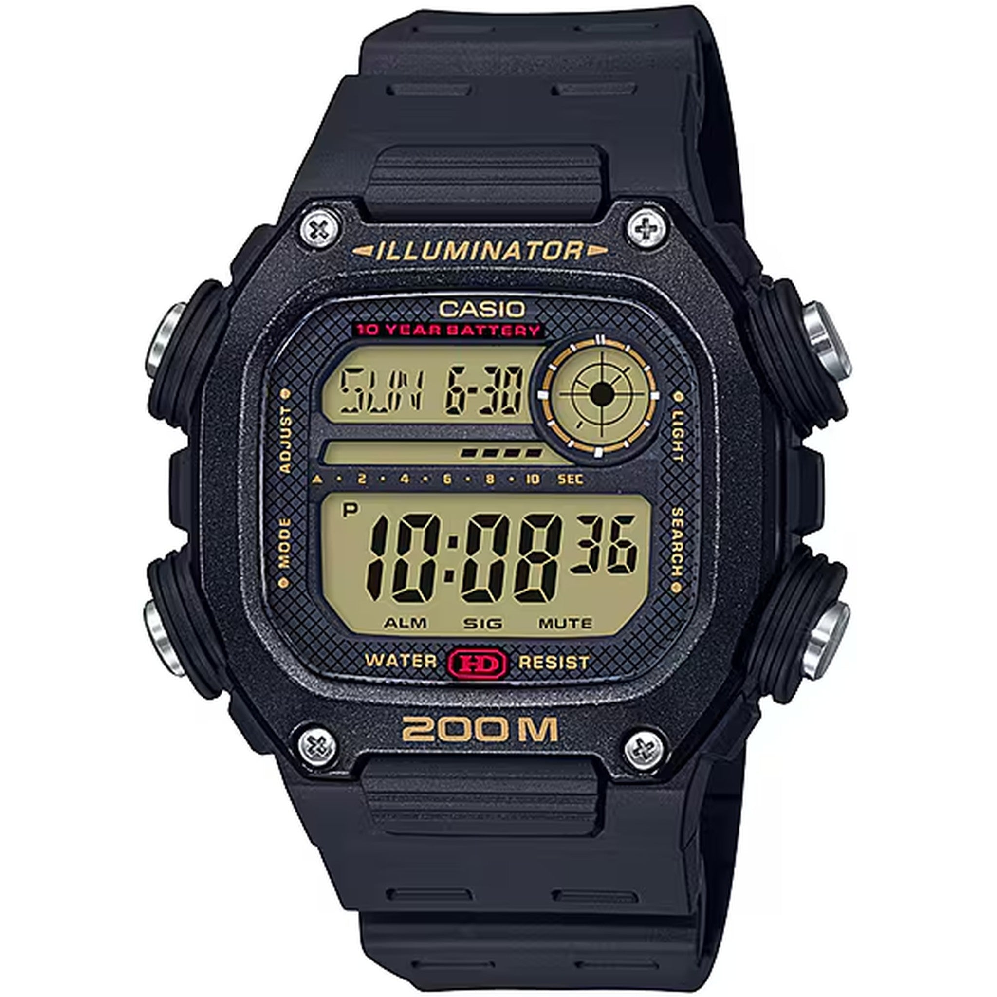 Casio Men's Watch DW-291H-9A Quartz Digital Black