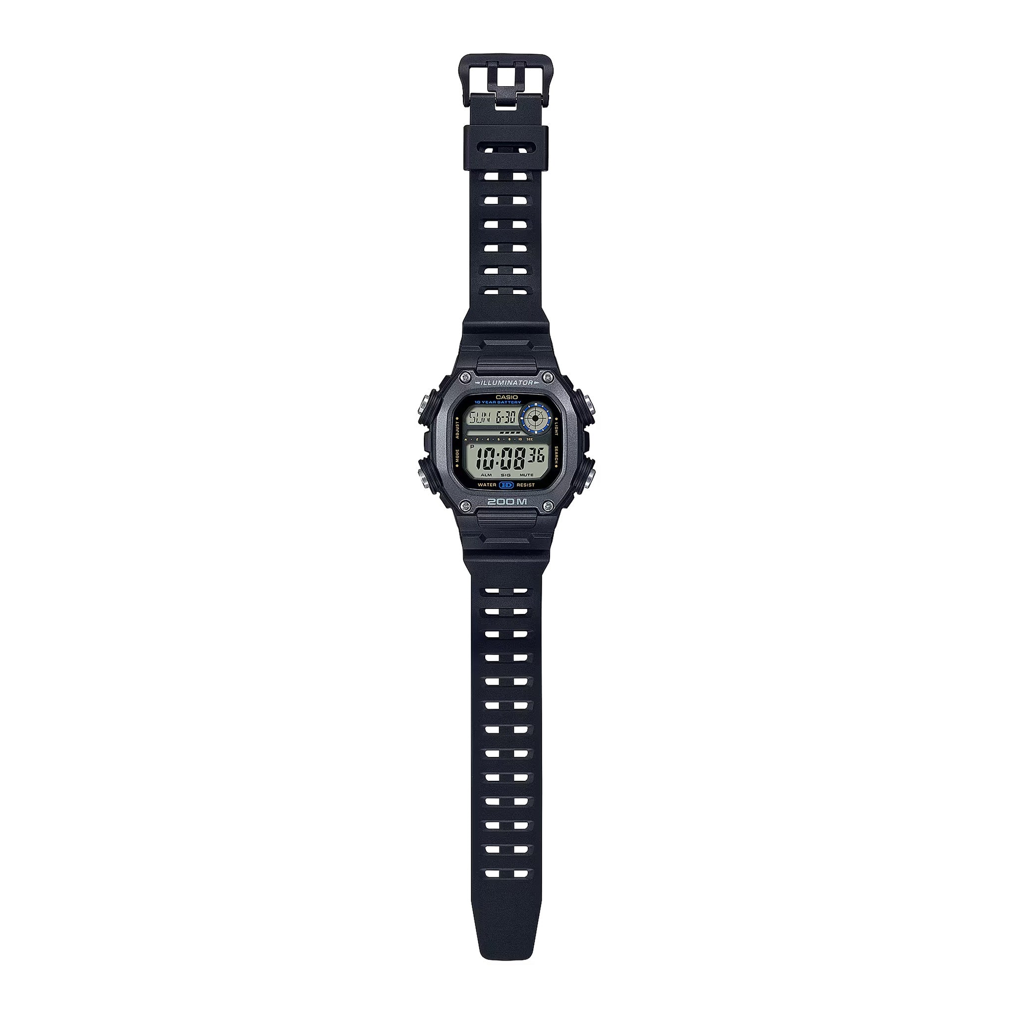 Montre Casio Homme DW-291HX-1A Quartz Digitale Noir Gris