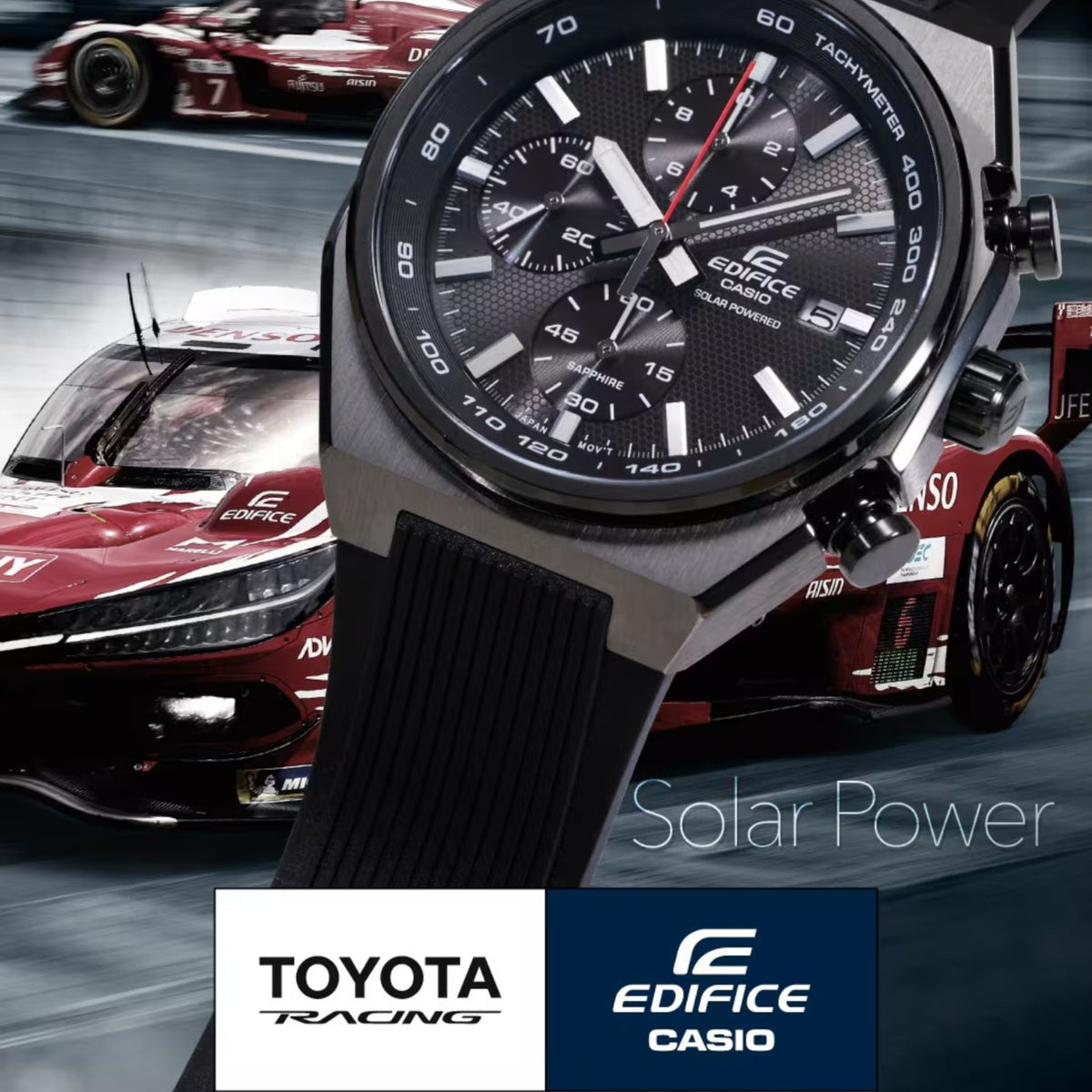 Montre Casio Edifice EFS-S660PB-1A Chronographe Solaire Gris Noir