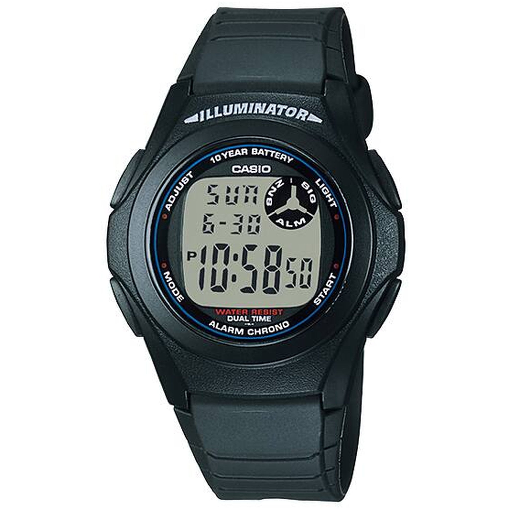 Casio Men's Watch F-200W-1A Quartz Digital Black