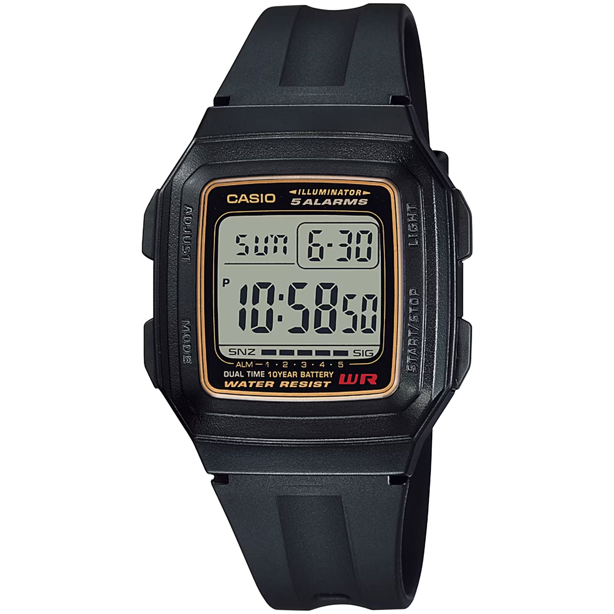 Casio Men's Watch F-201WA-9A Quartz Digital Black