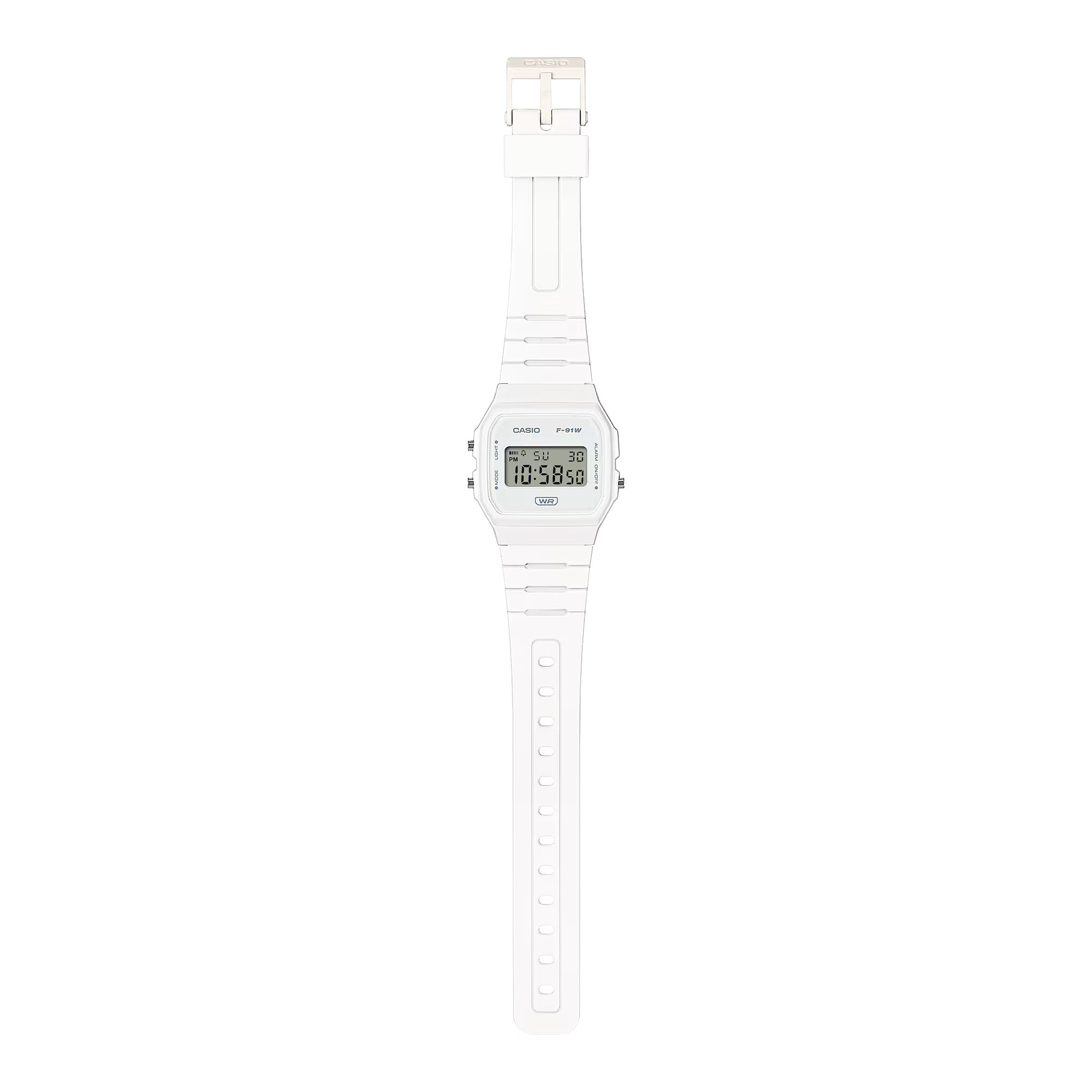 Casio Unisex Watch F-91WB-7A Quartz Digital White