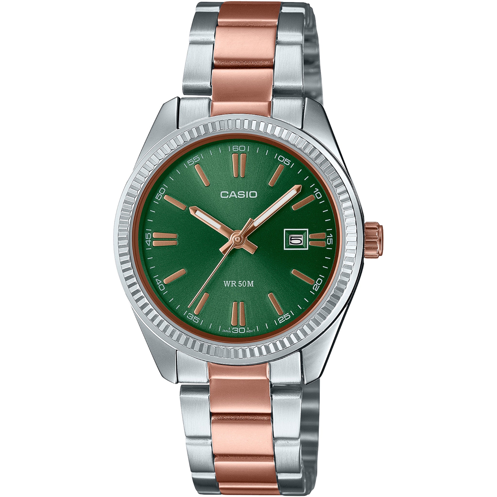 Casio Women's Watch LTP-1302PRG-3A Green
