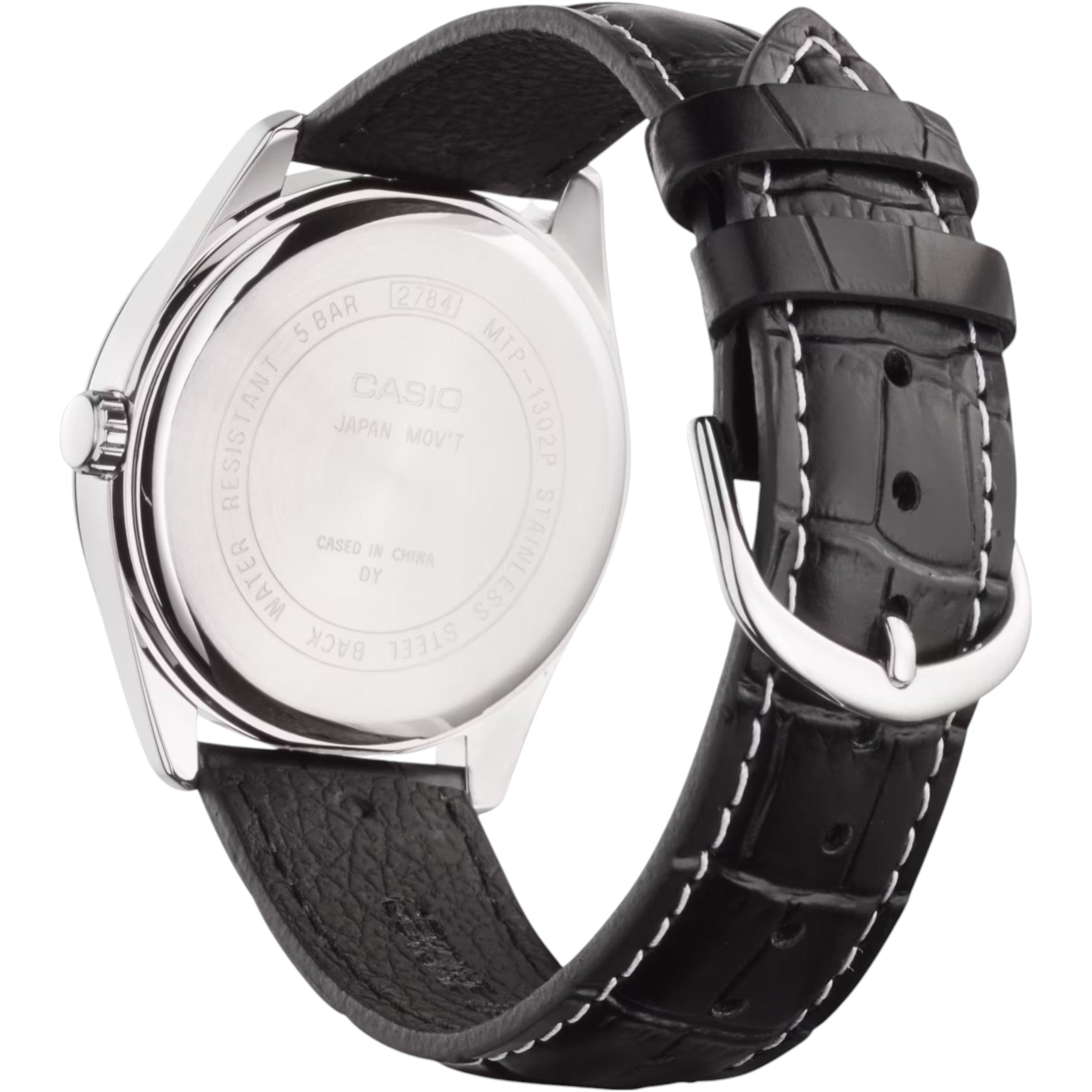 Casio Men's Watch MTP-1302PL-7B White Leather