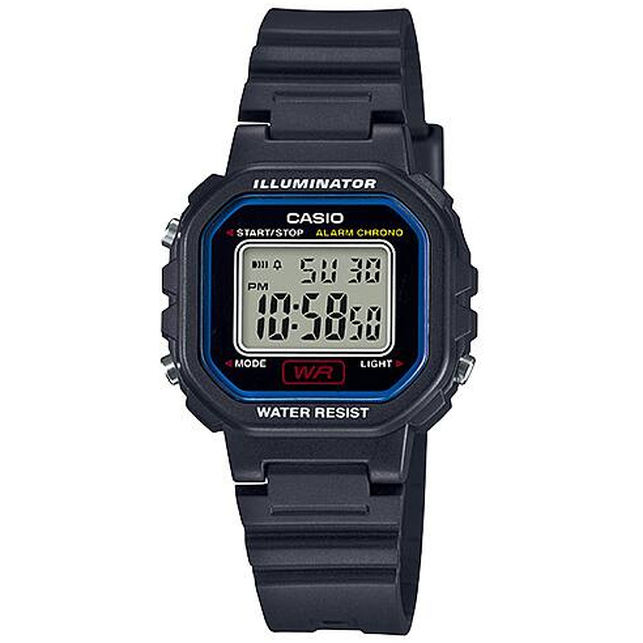 Casio Damen LA-20WH-1C Quarz Digital Schwarz Blau