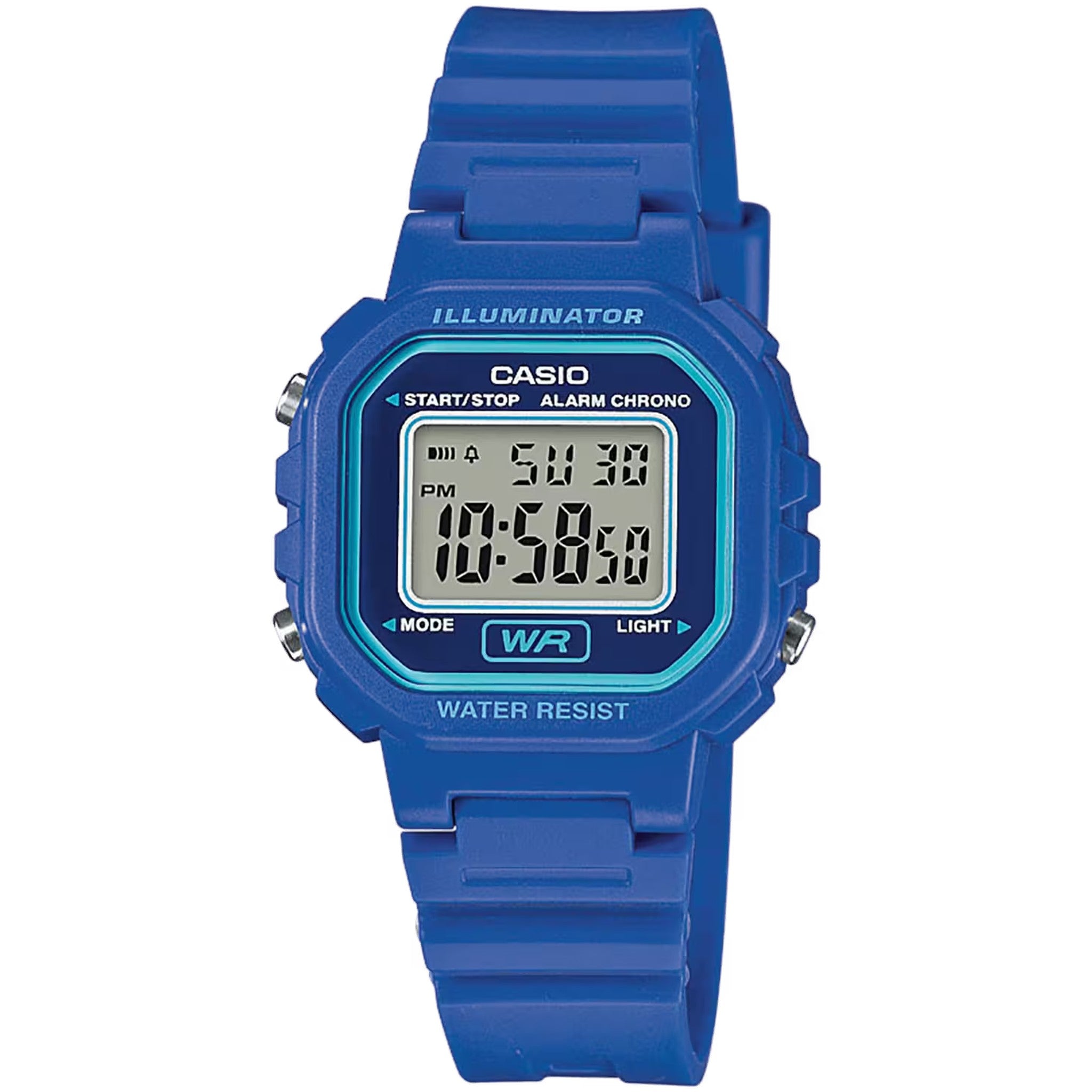 Casio Women's Watch LA-20WH-2A Quartz Digital Blue
