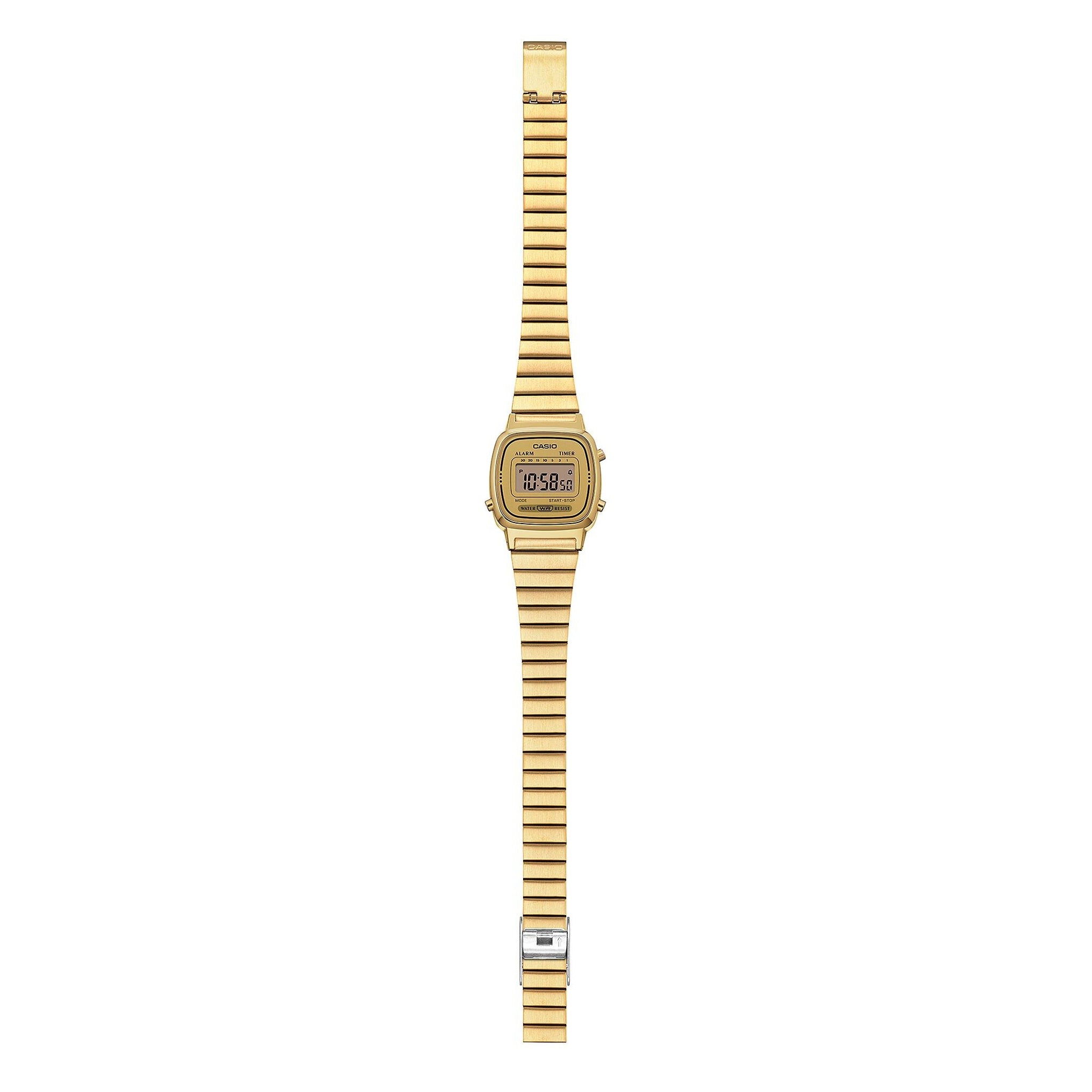 Casio Women's Vintage Watch LA670WGA-9D Quartz Digital Gold