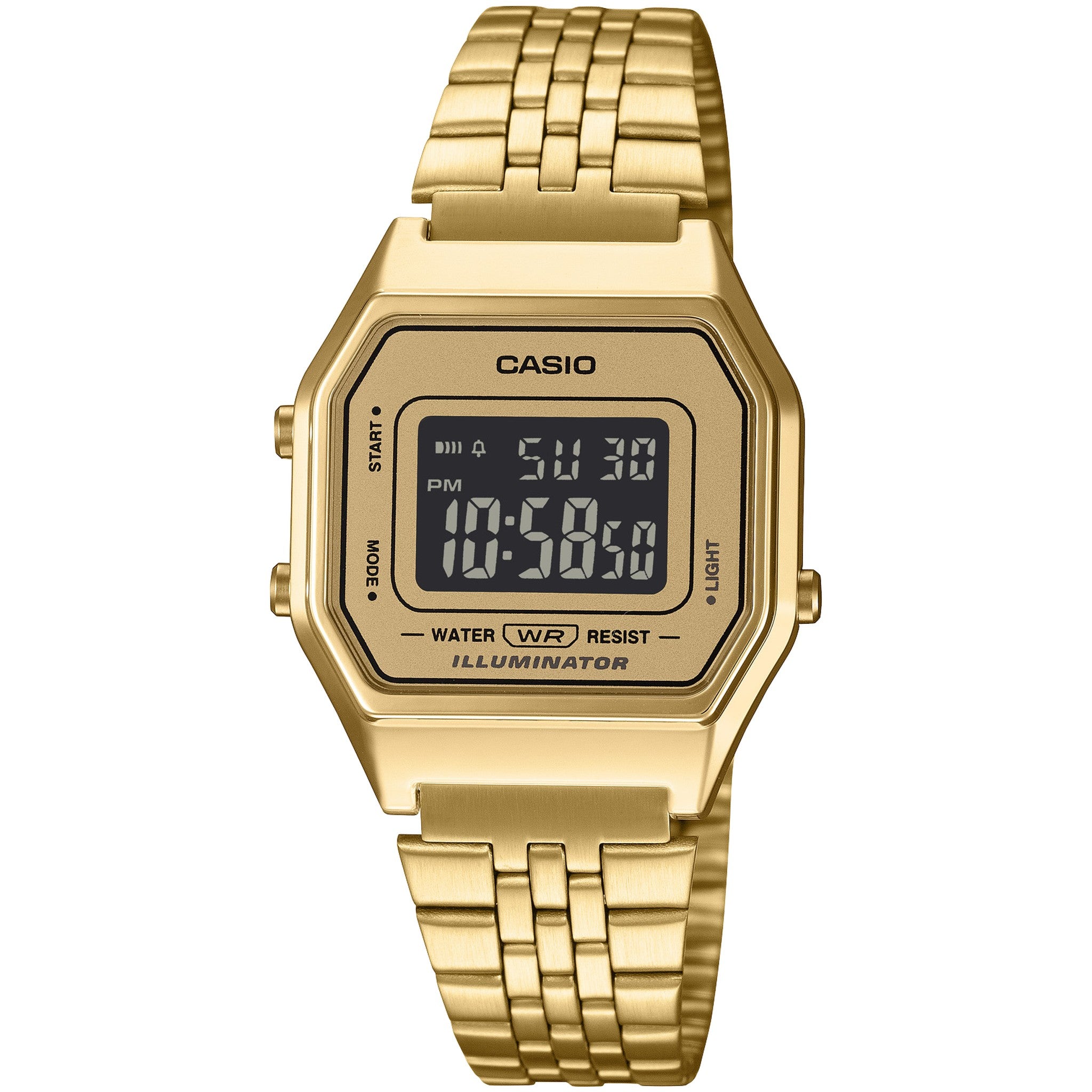 Casio Women's Vintage Watch LA680WGA-9B Quartz Digital Gold