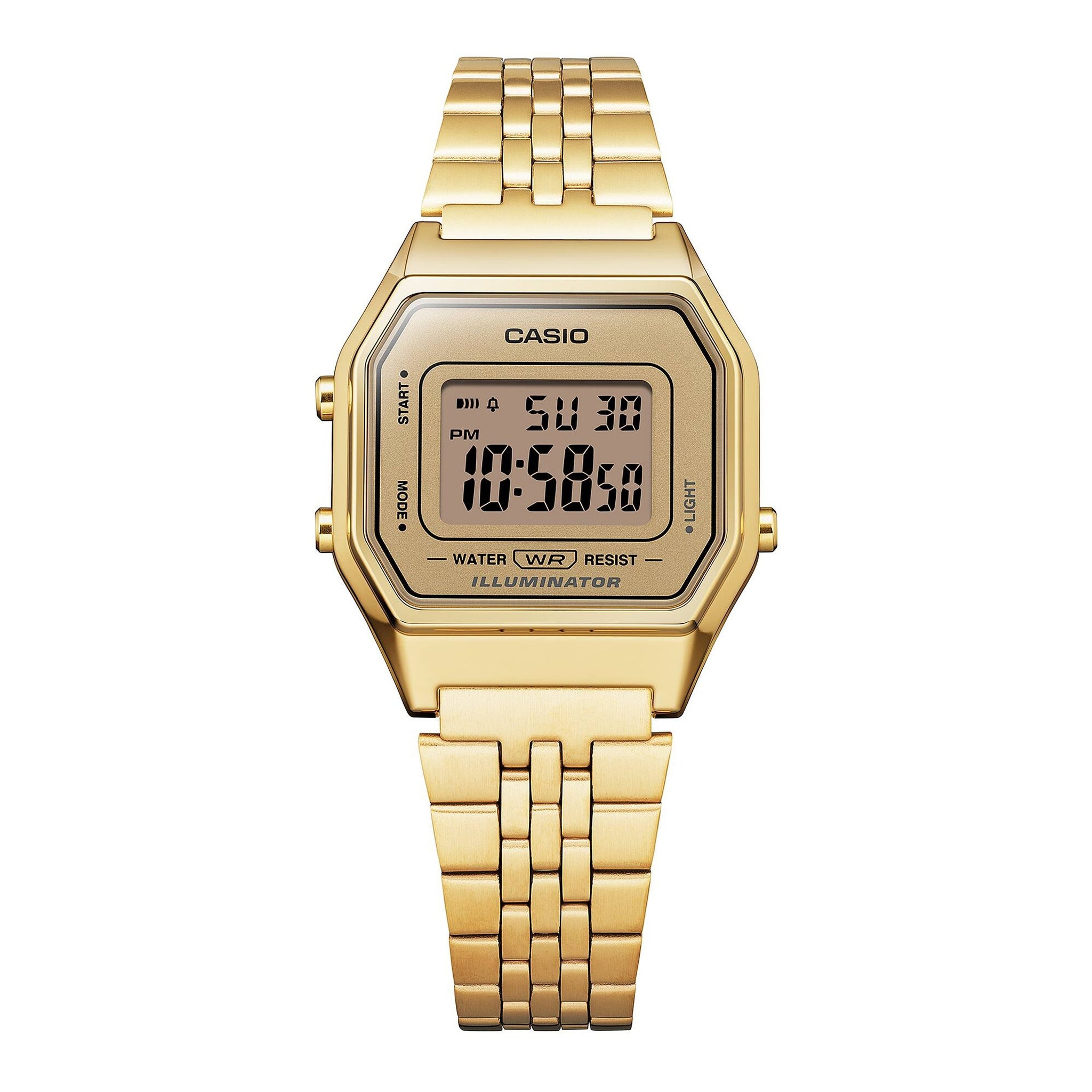Casio Women's Vintage Watch LA680WGA-9D Quartz Digital Gold