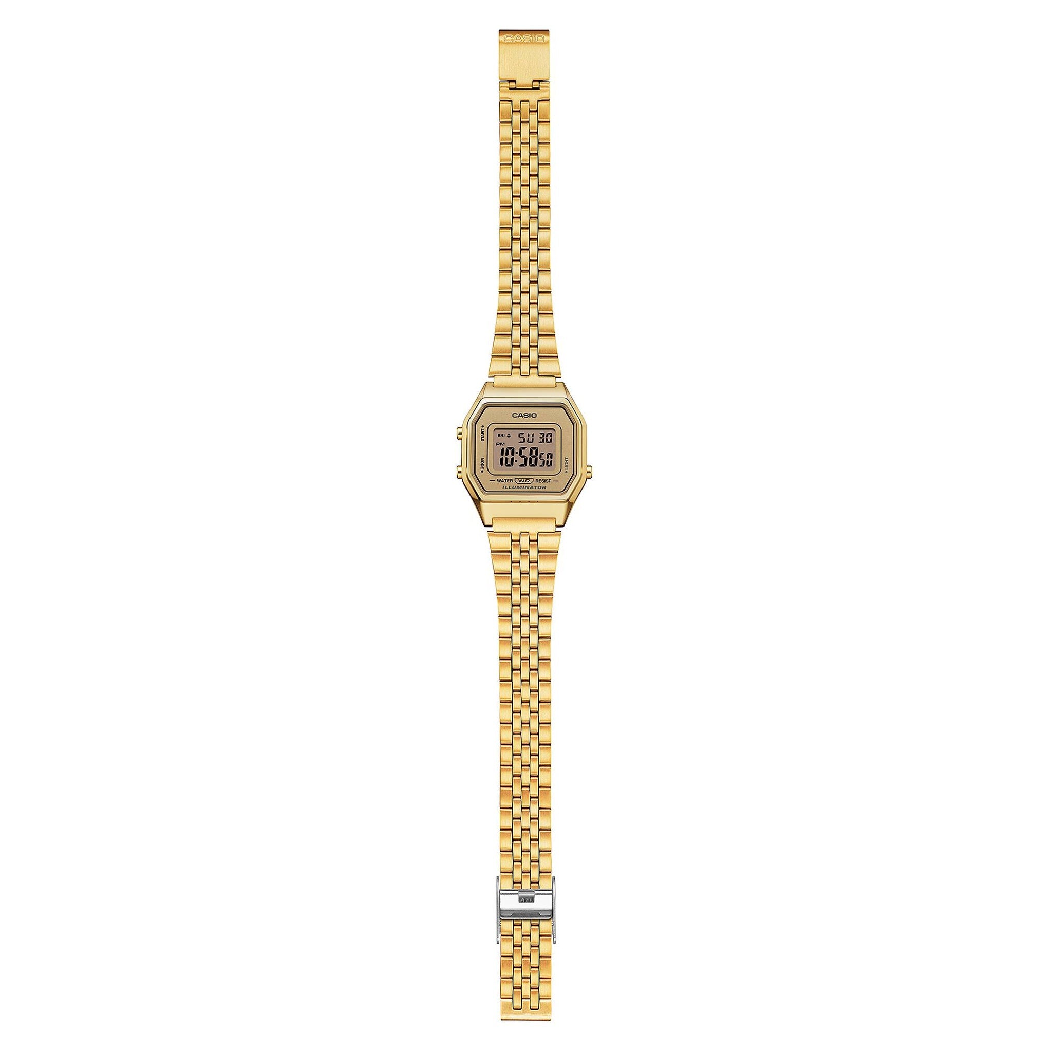 Casio Women's Vintage Watch LA680WGA-9D Quartz Digital Gold
