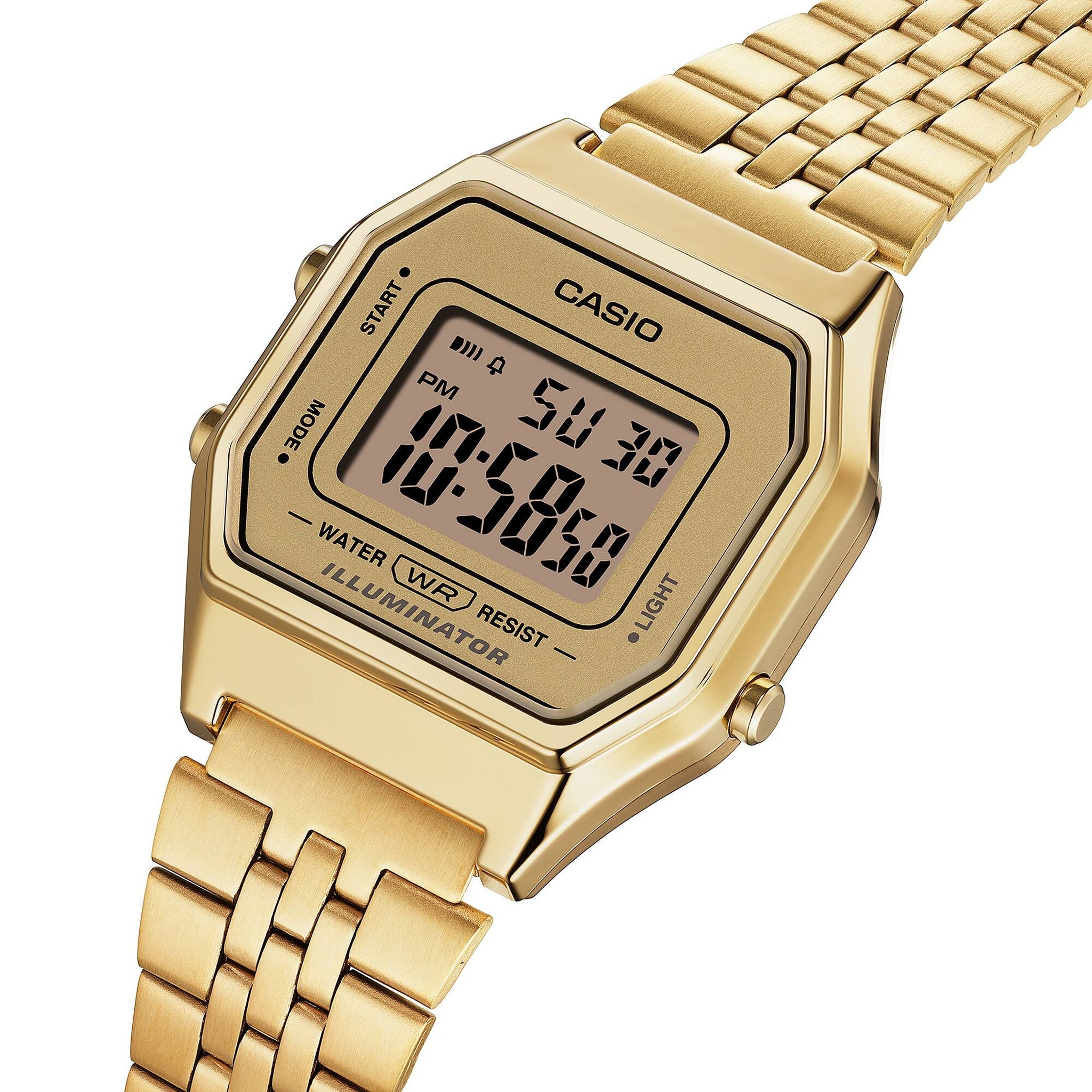 Casio Women's Vintage Watch LA680WGA-9D Quartz Digital Gold