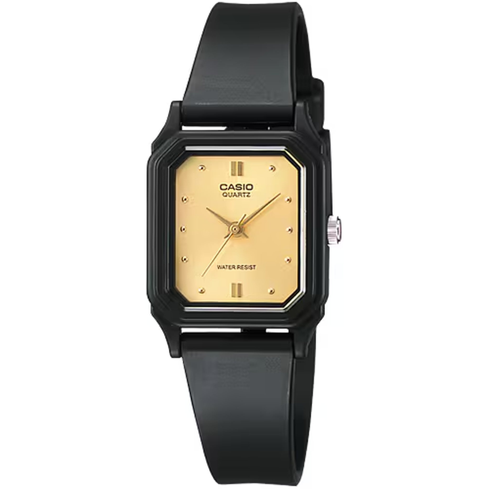 Casio Damenuhr LQ-142E-9A Quarz Analog Schwarz Gold
