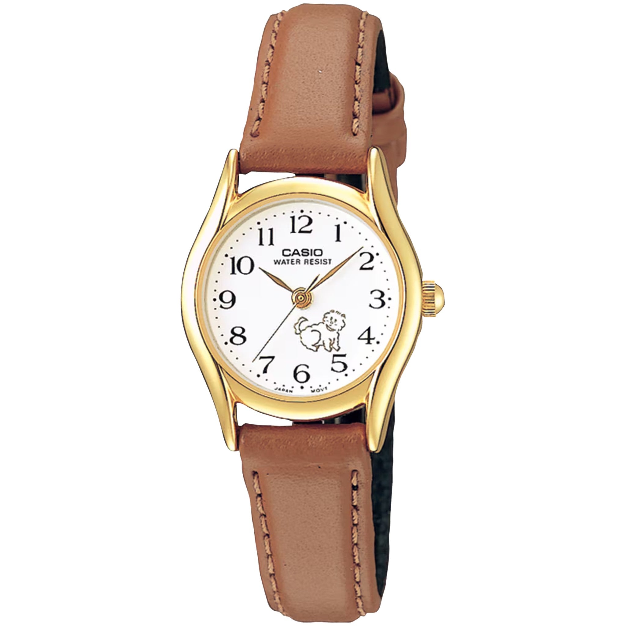 Montre Casio Femme LTP-1094Q-7B7 Quartz Analogique Doré Blanc