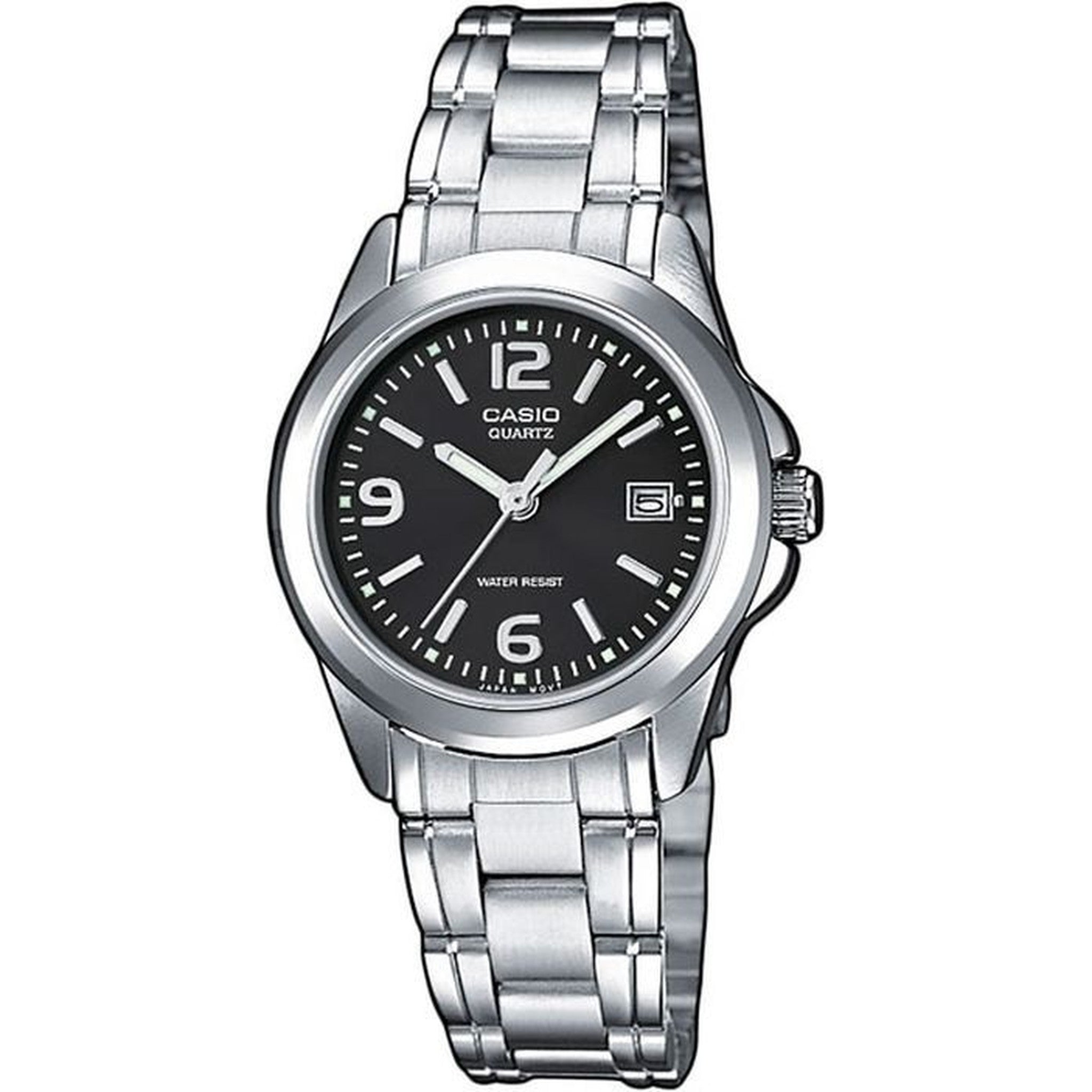 Montre Casio Femme LTP-1215A-1A Quartz Analogique Argent Noir