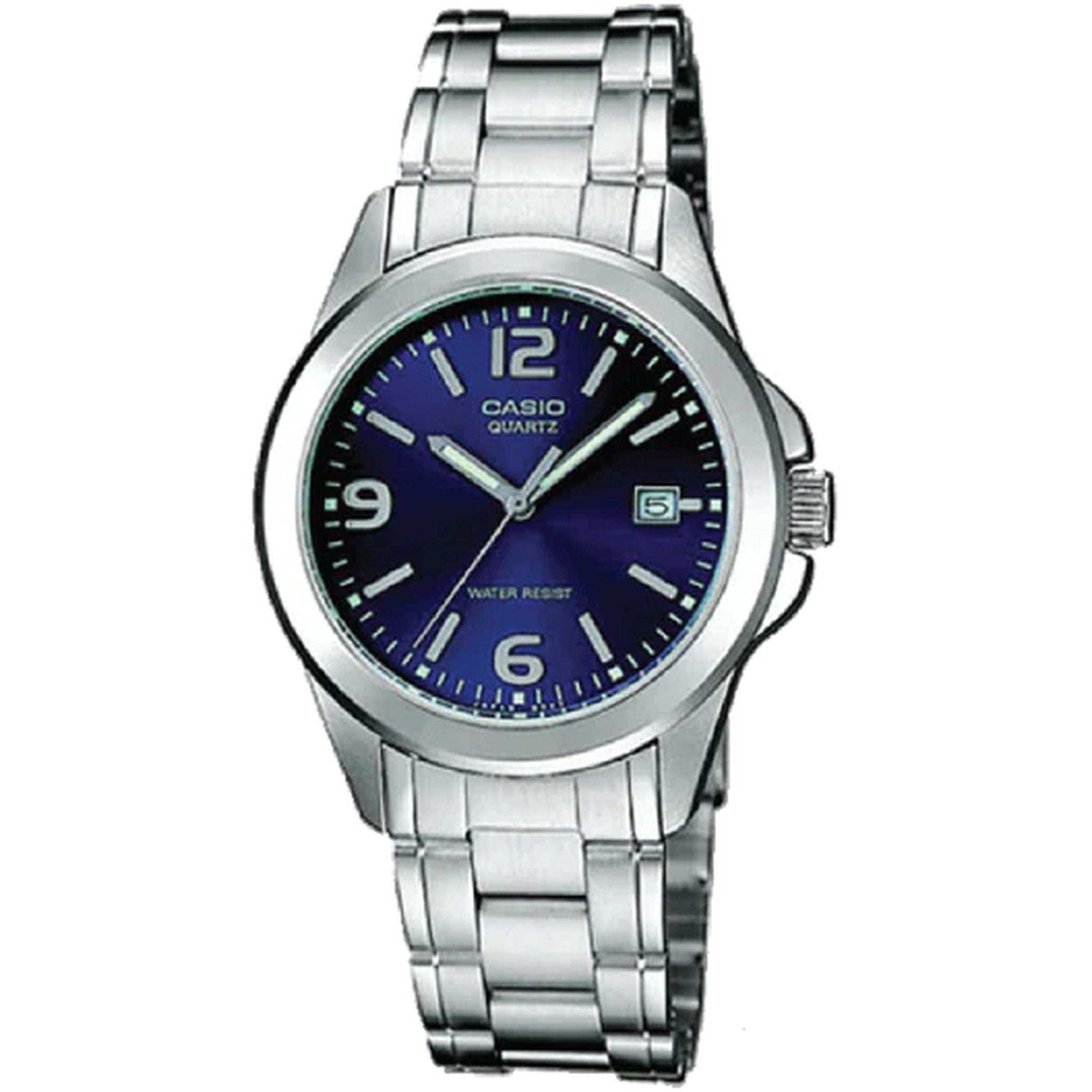 Montre Casio Femme LTP-1215A-2A Quartz Analogique Argent Bleu