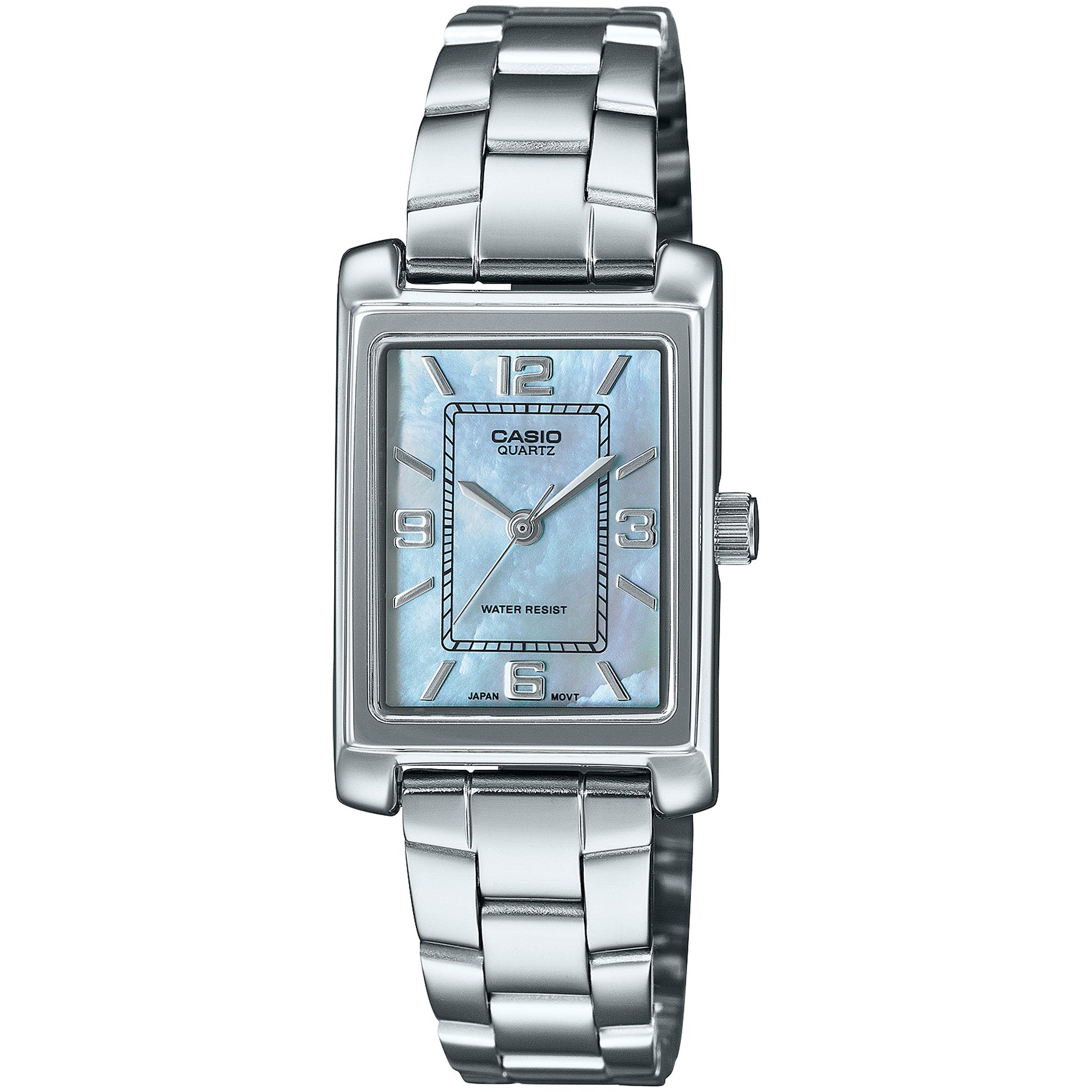 Montre Casio Femme LTP-1234DS-2A Quartz Analogique Argent Bleu