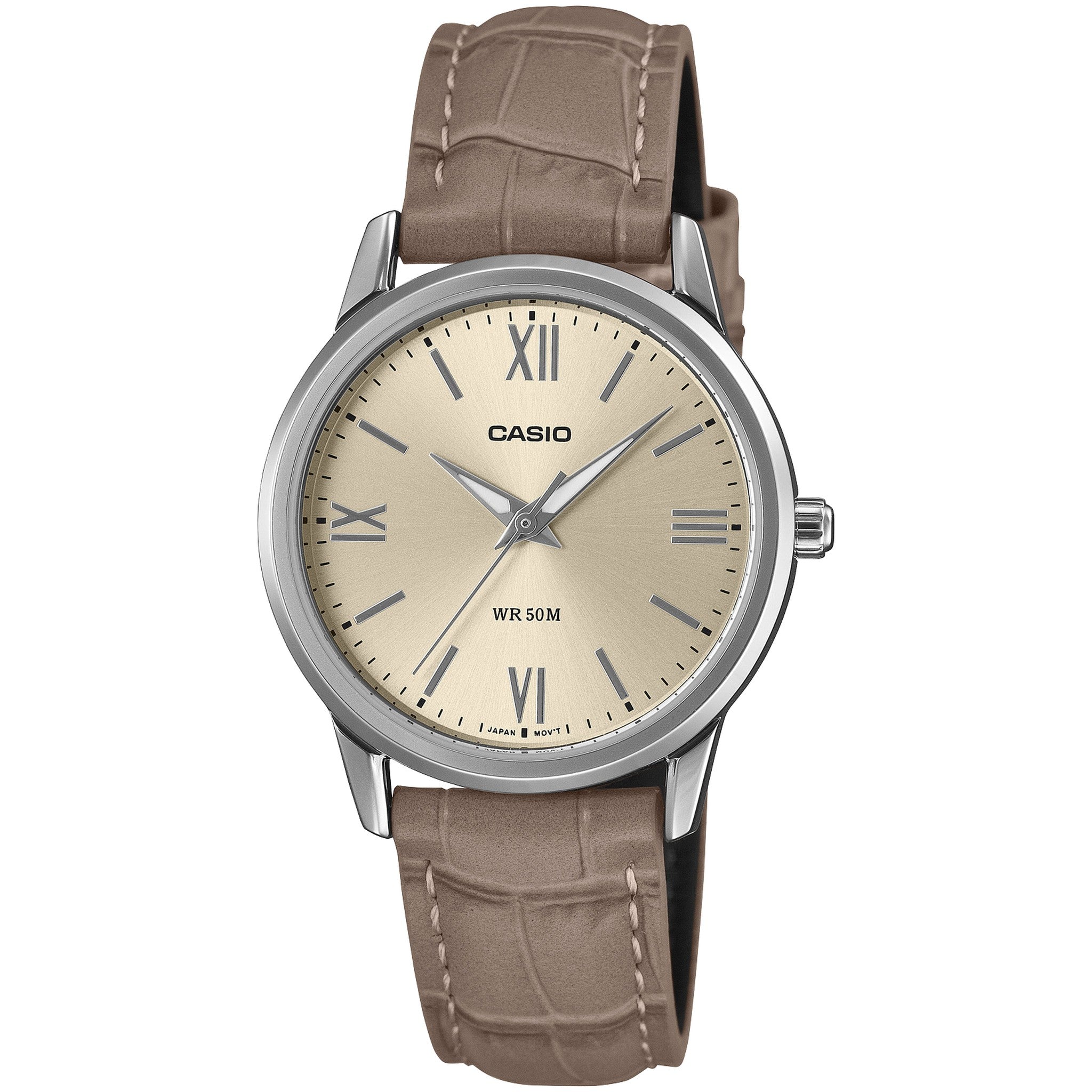 Montre Casio Femme LTP-1303LL-7A Quartz Analogique Argent Doré