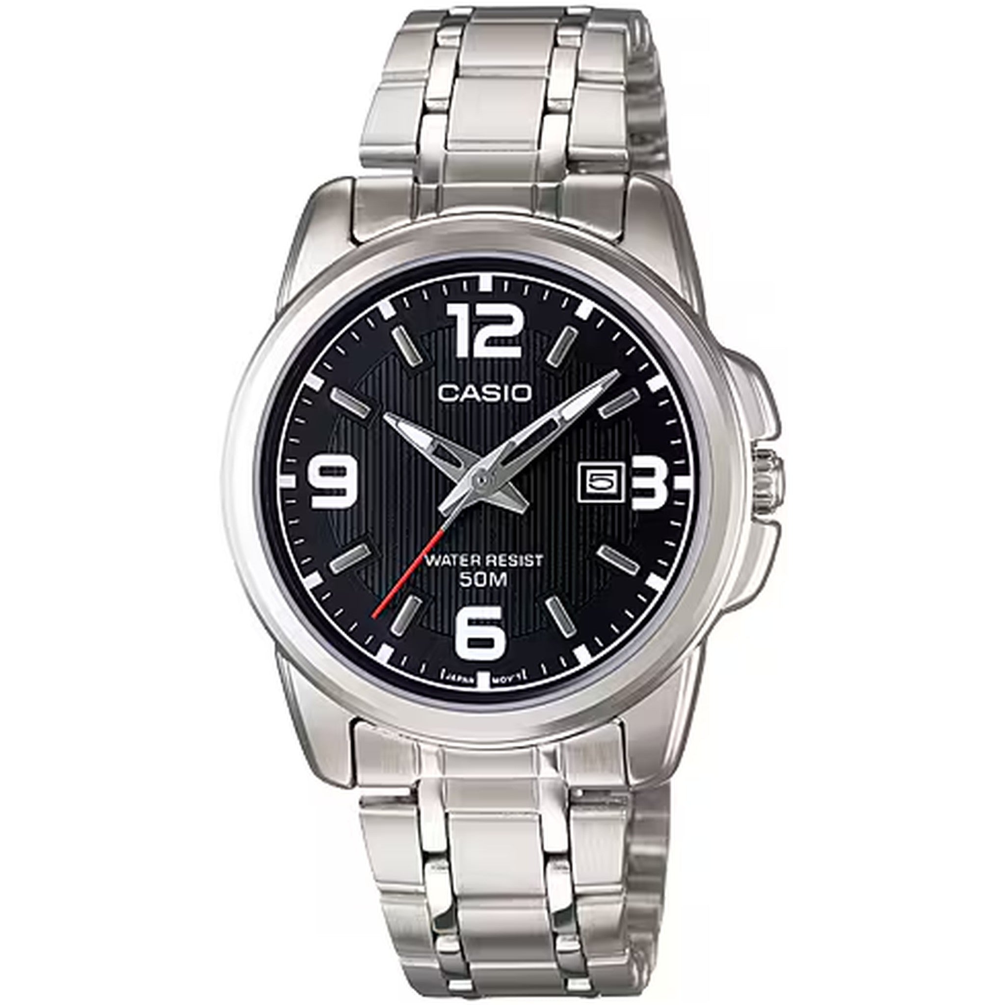 Montre Casio Femme LTP-1314D-1A Quartz Analogique Argent Noir