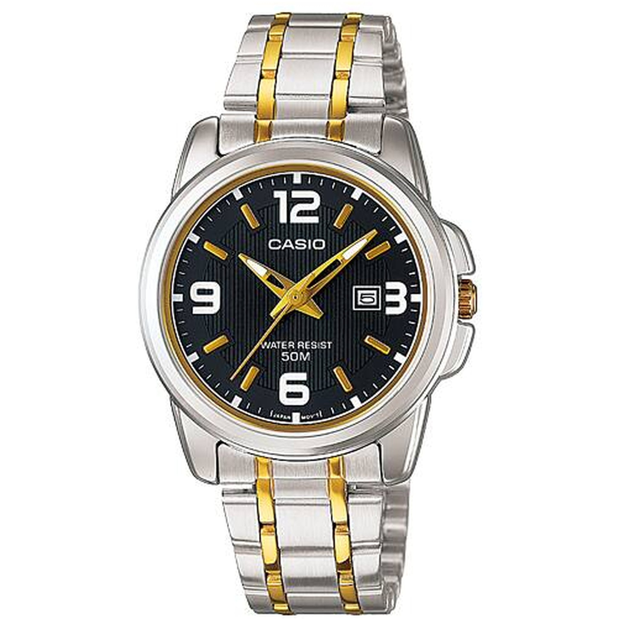 Montre Casio Femme LTP-1314SG-1A Quartz Analogique Argent Noir