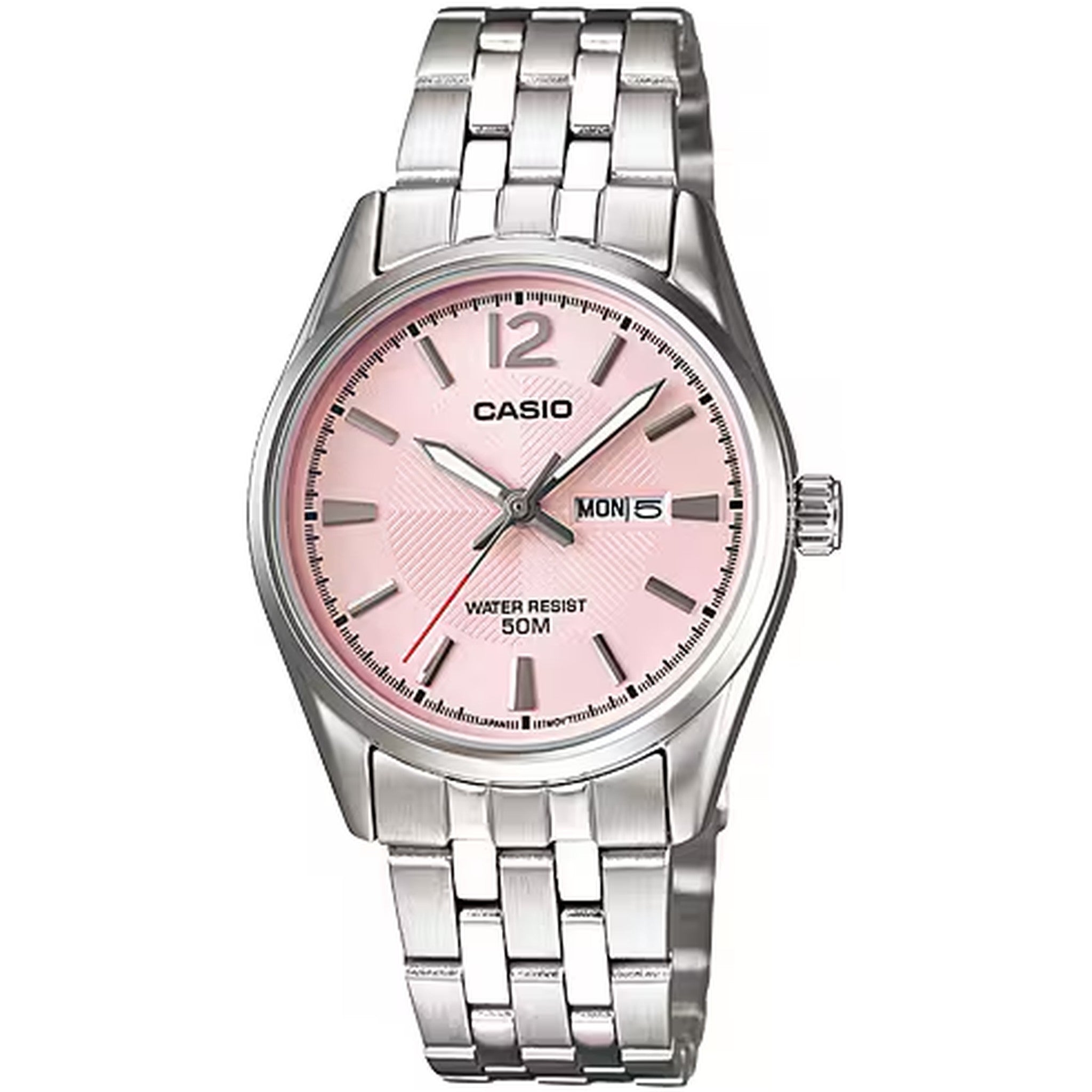 Montre Casio Femme LTP-1335D-5A Quartz Analogique Argent Rose