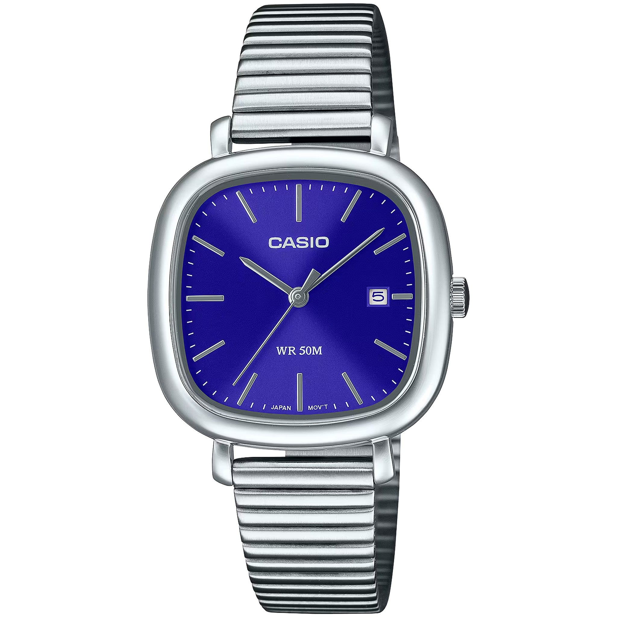 Montre Casio Femme LTP-B166D-2A Quartz Analogique Argent Bleu