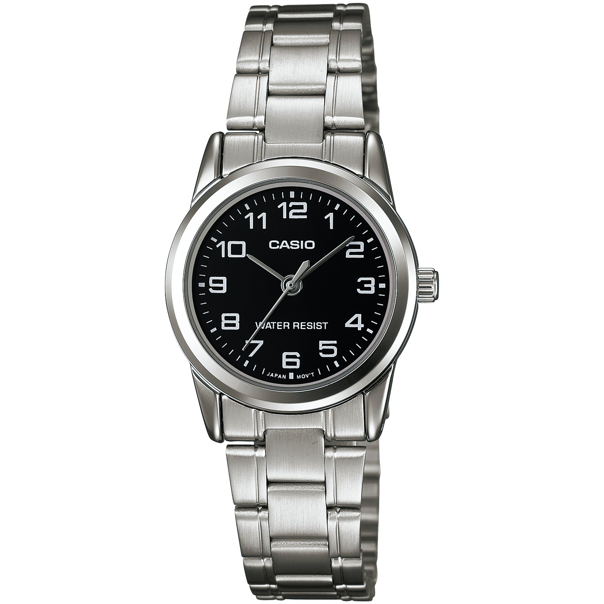 Montre Casio Femme LTP-V001D-1B Quartz Analogique Argent Noir