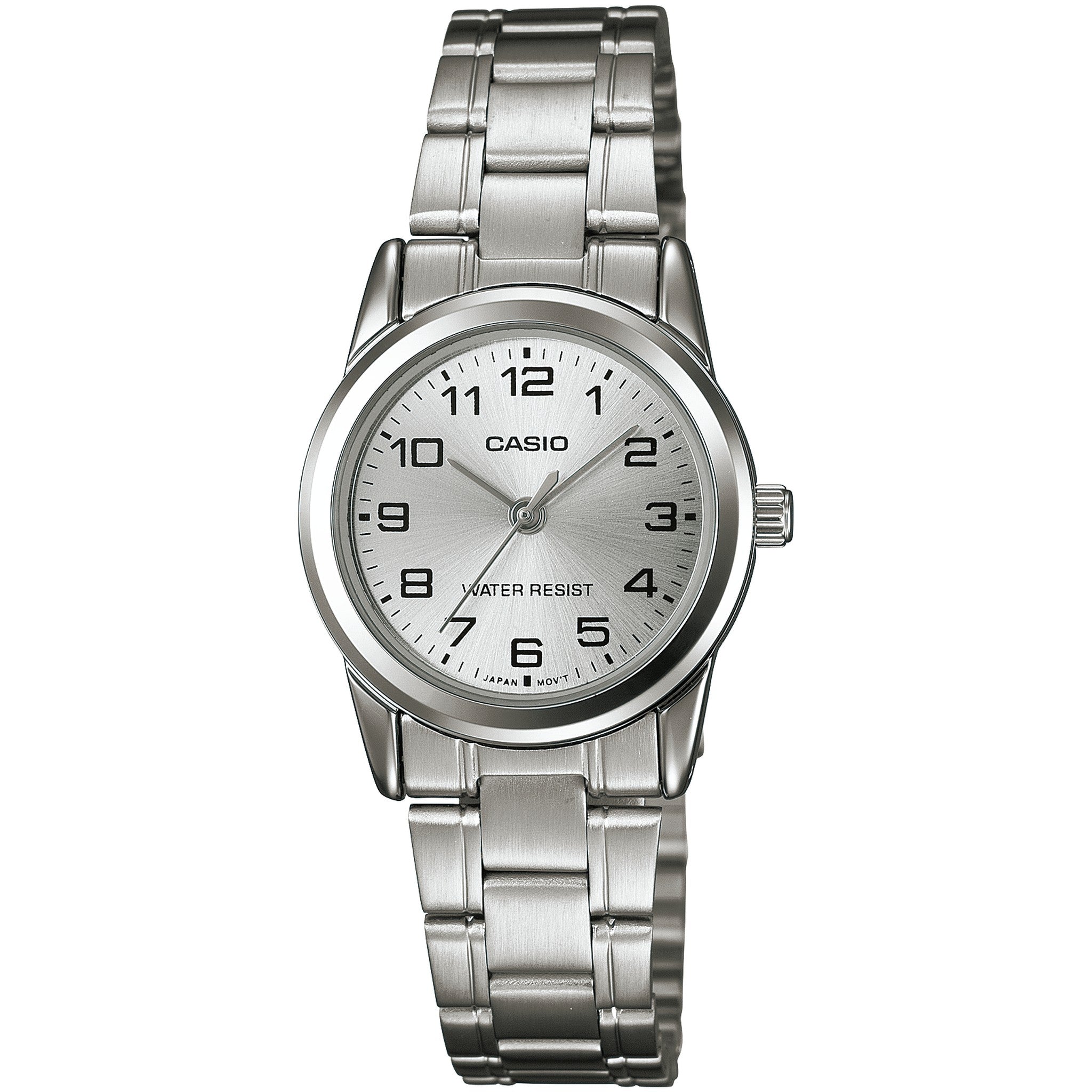 Casio Damenuhr LTP-V001D-7B Quarz Analog Silber