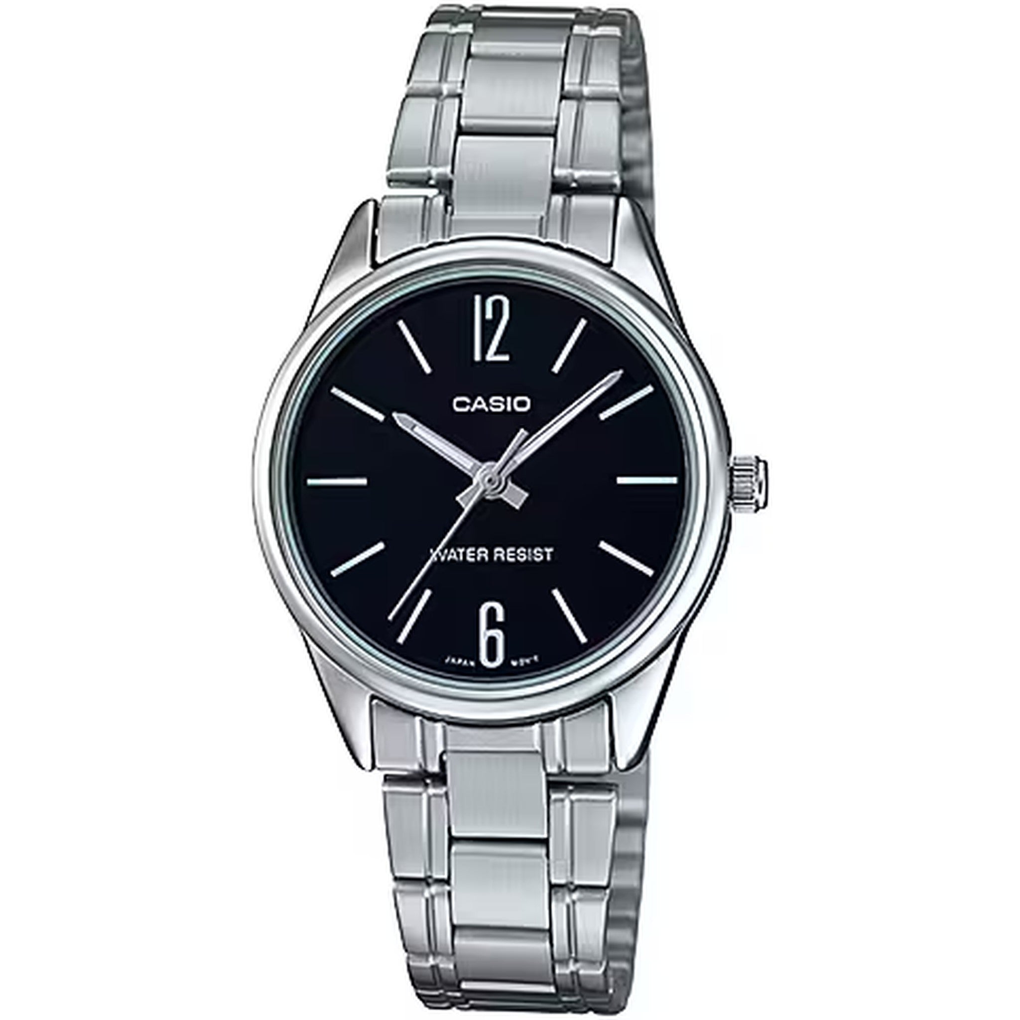 Montre Casio Femme LTP-V005D-1B Quartz Analogique Argent Noir