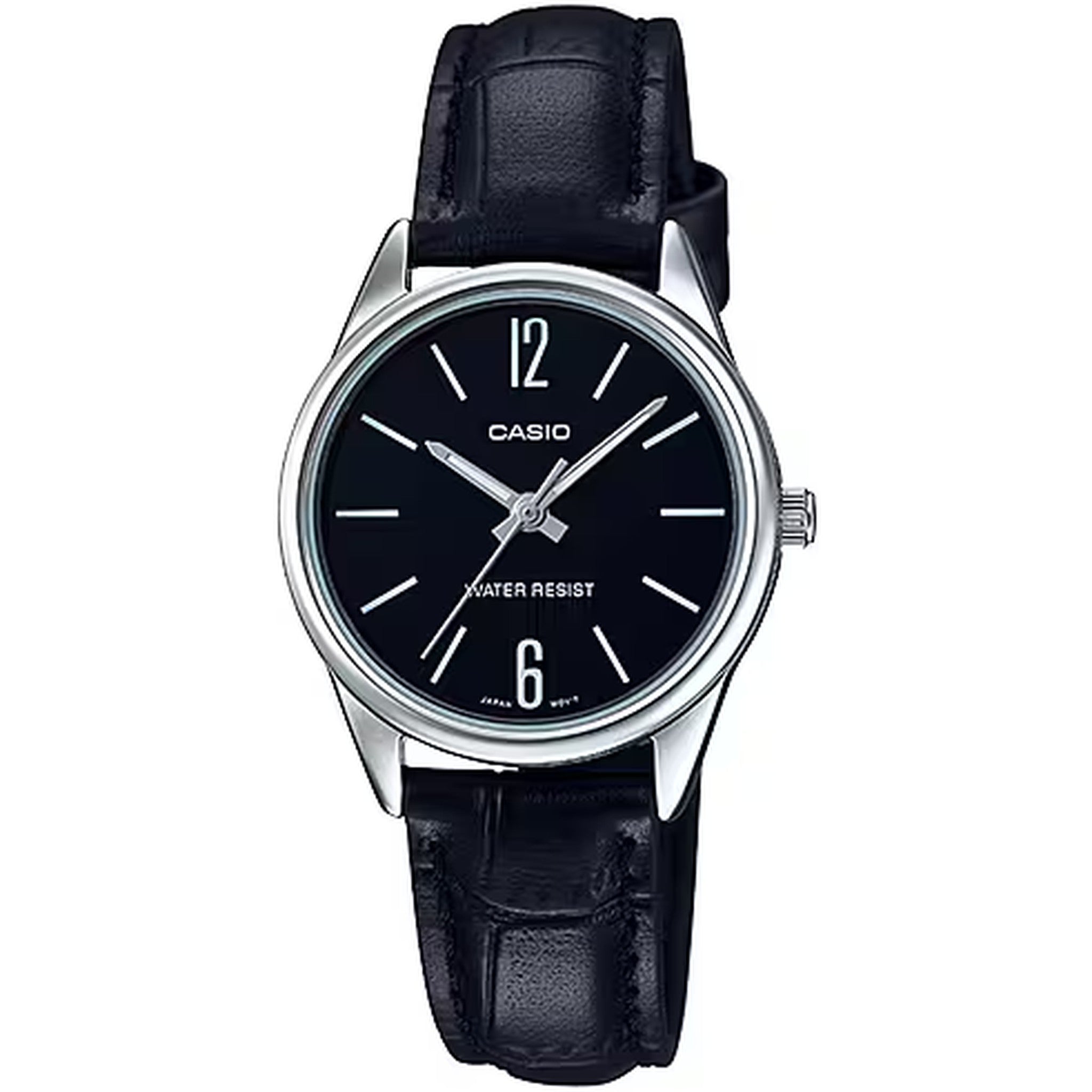 Montre Casio Femme LTP-V005L-1B Quartz Analogique Argent Noir