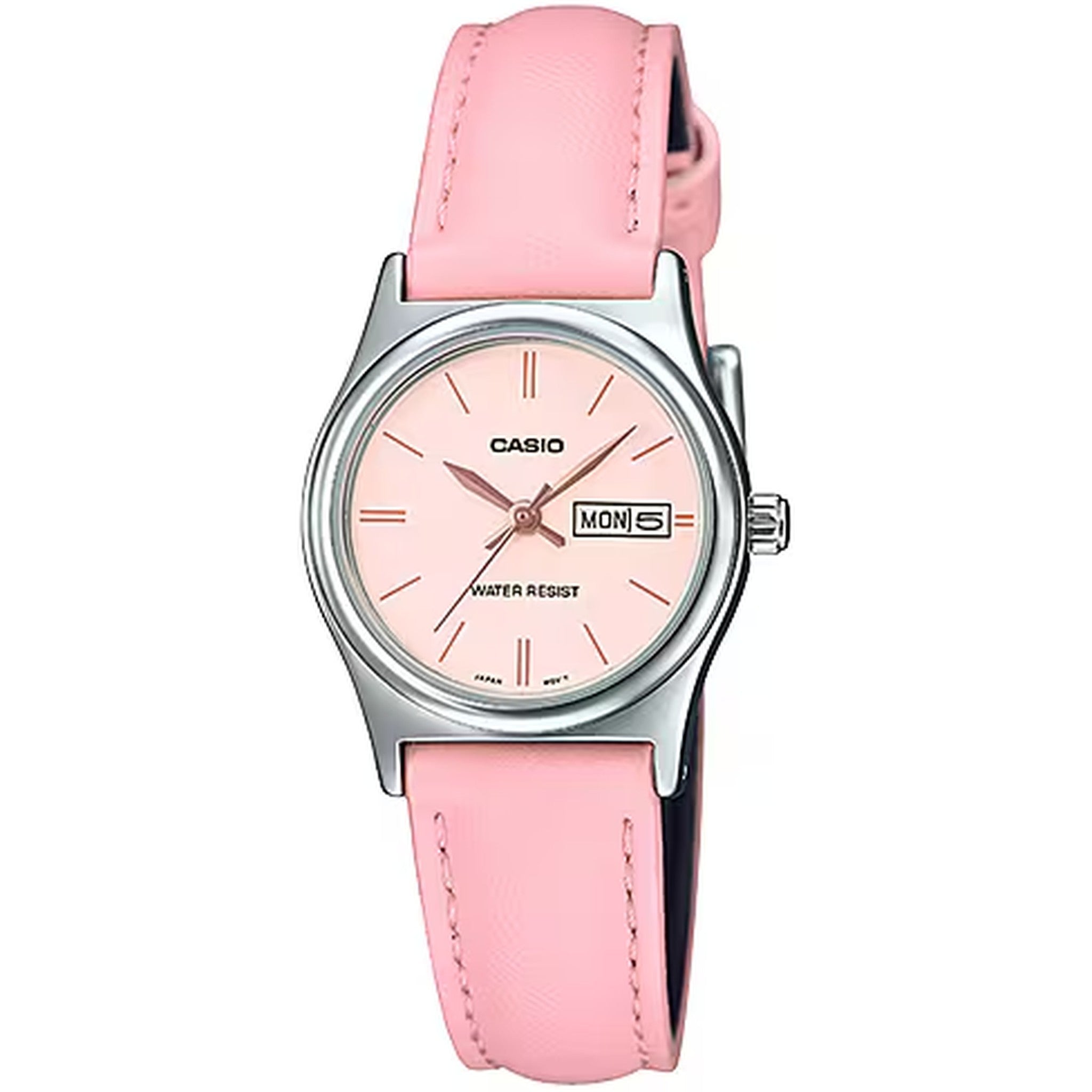 Montre Casio Femme LTP-V006L-4B Quartz Analogique Argent Rose