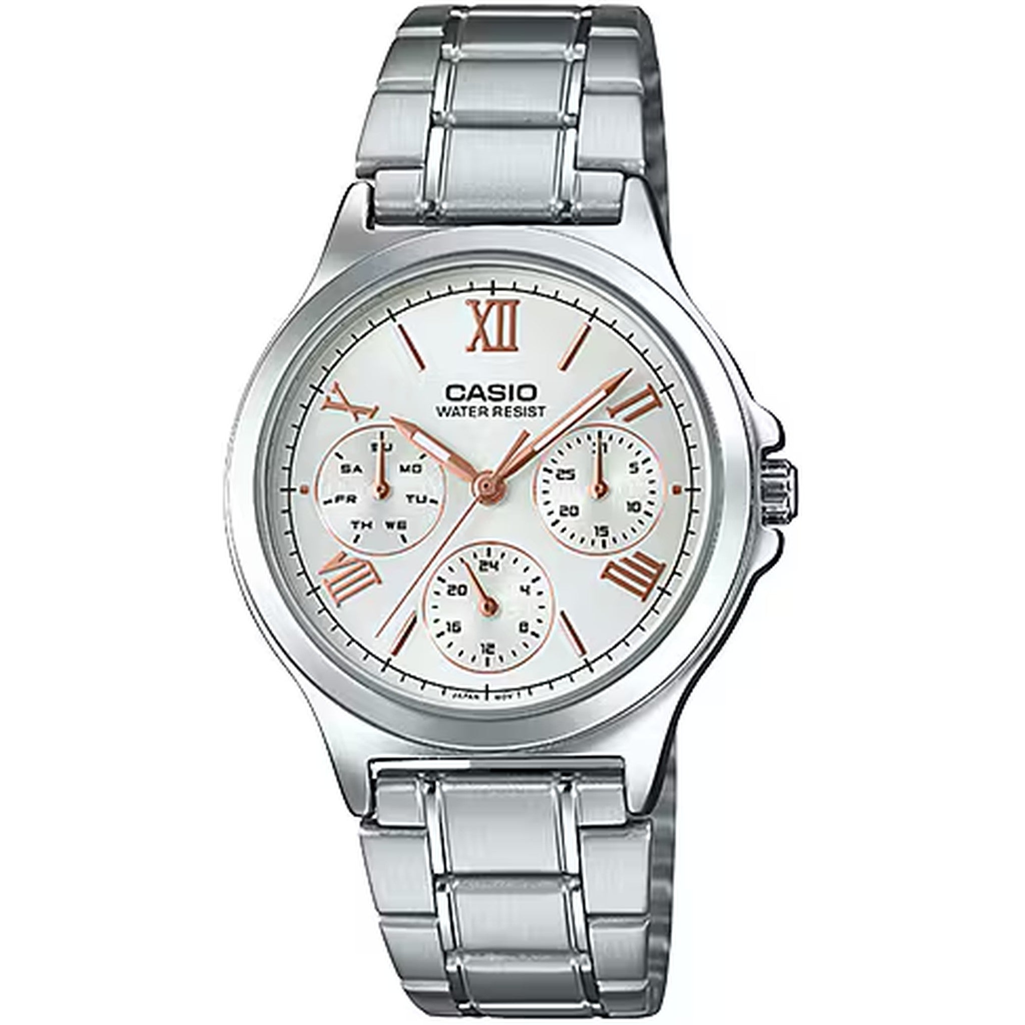 Casio Women's Watch LTP-V300D-7A2 Quartz Analog Silver