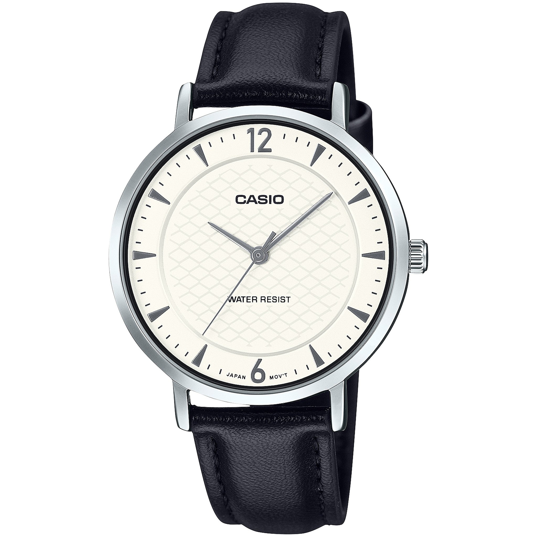 Casio Damenarmbanduhr LTP-VT04L-7A2 Quarz Analog Silber Weiß