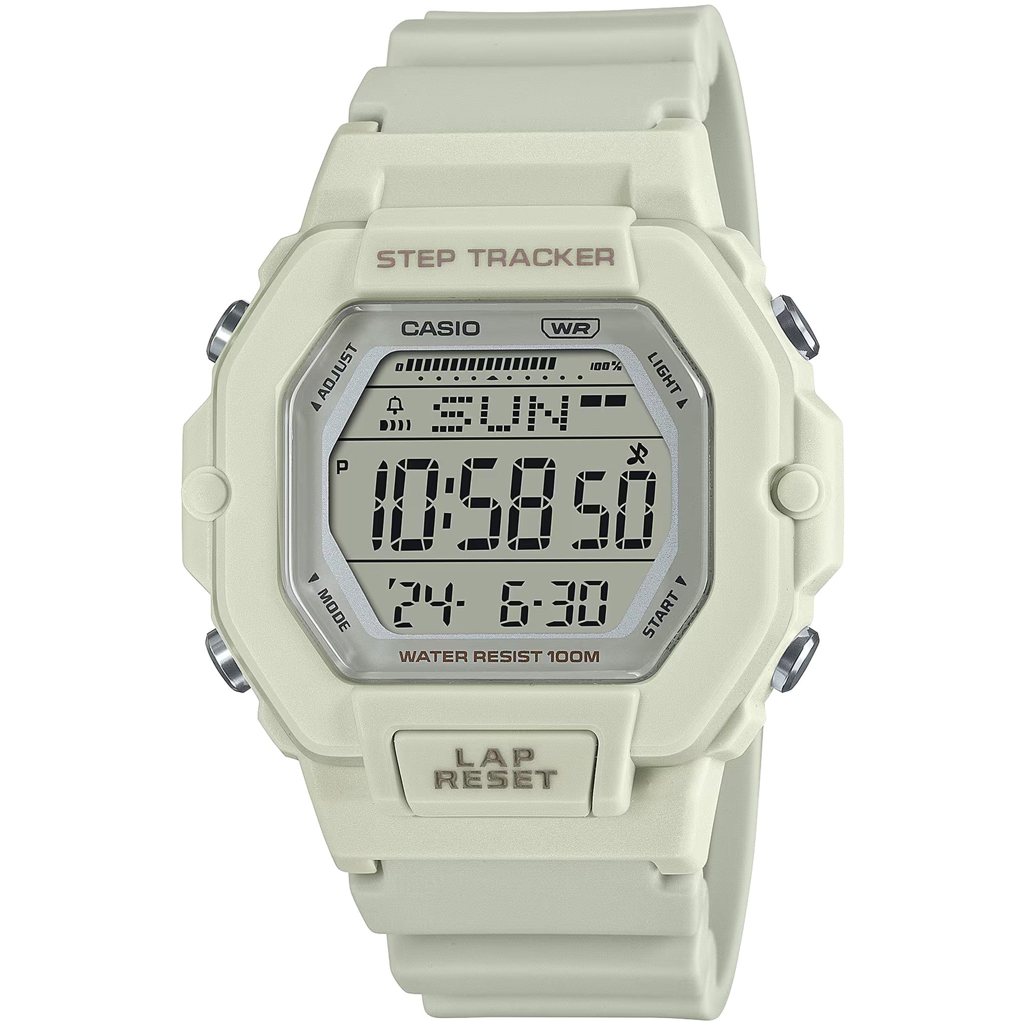 Montre Casio Femme LWS-2200H-8A Quartz Digitale Gris