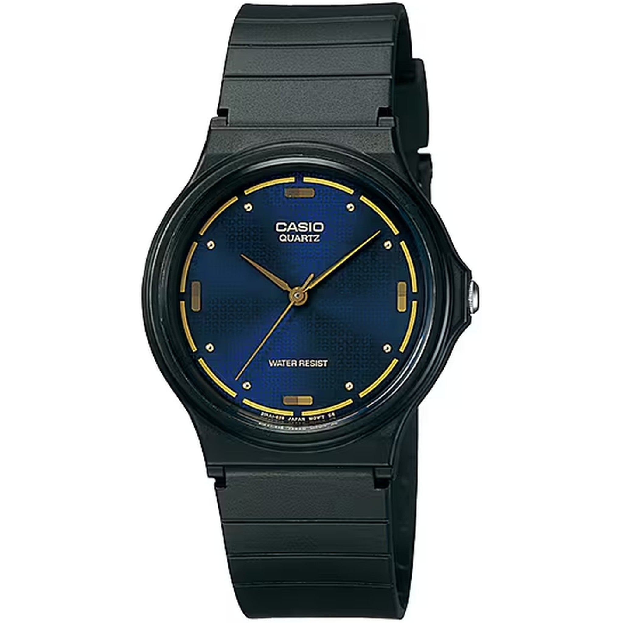 Casio Herrenuhr MQ-76-2A Quarz Analog Schwarz Blau