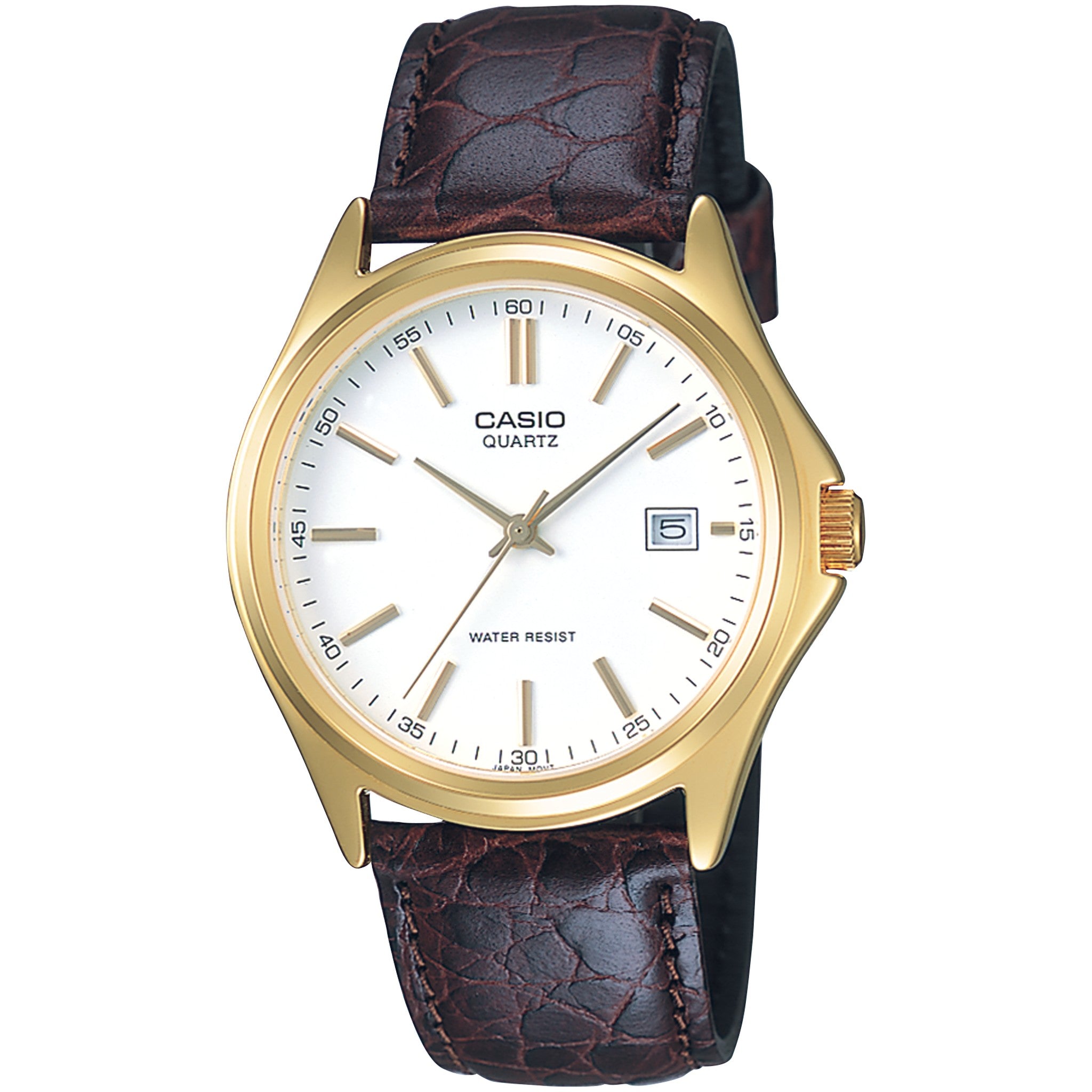 Casio Herrenuhr MTP-1183Q-7A Quarz Analog Gold Weiß