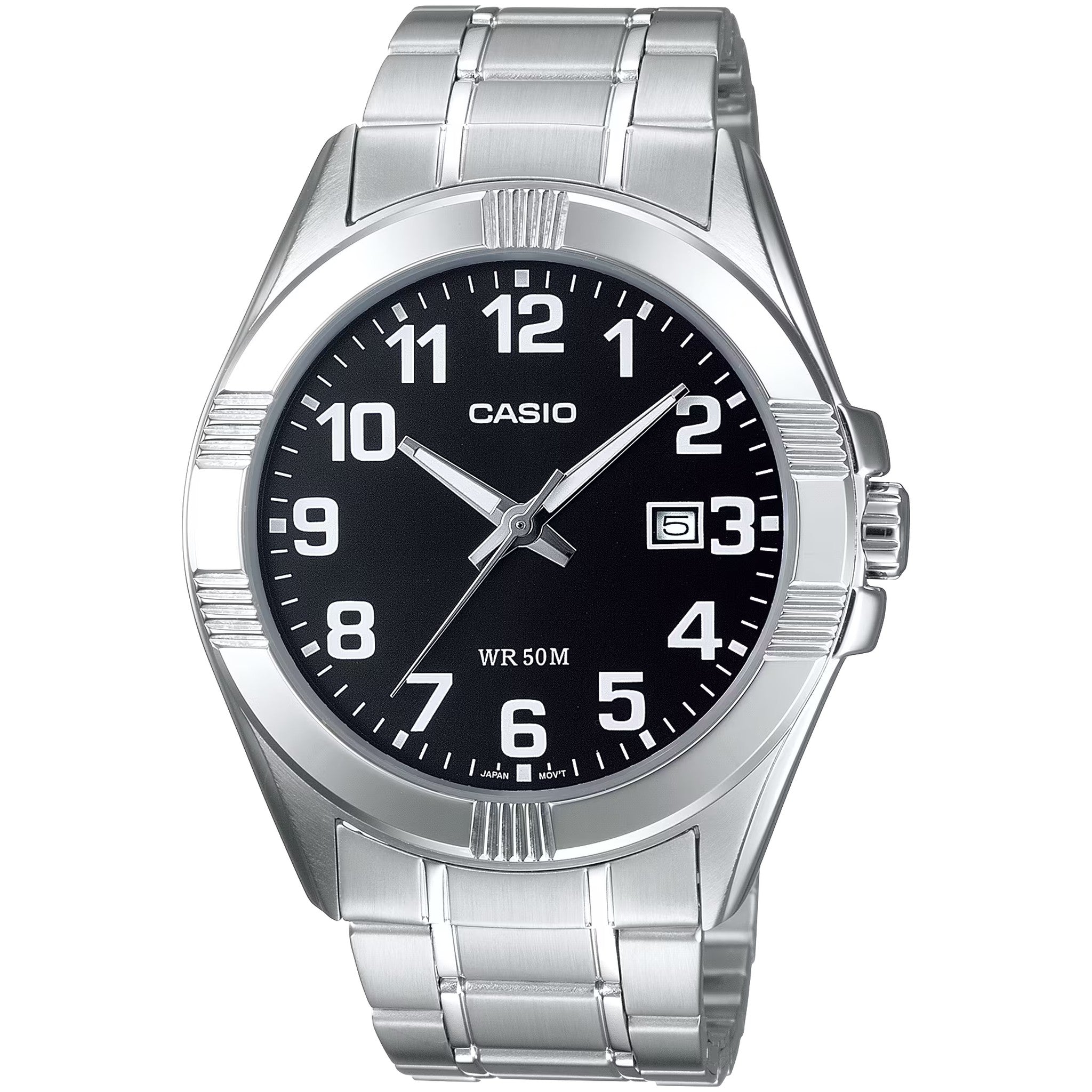 Montre Casio Homme MTP-1308D-1B Quartz Analogique Argent Noir