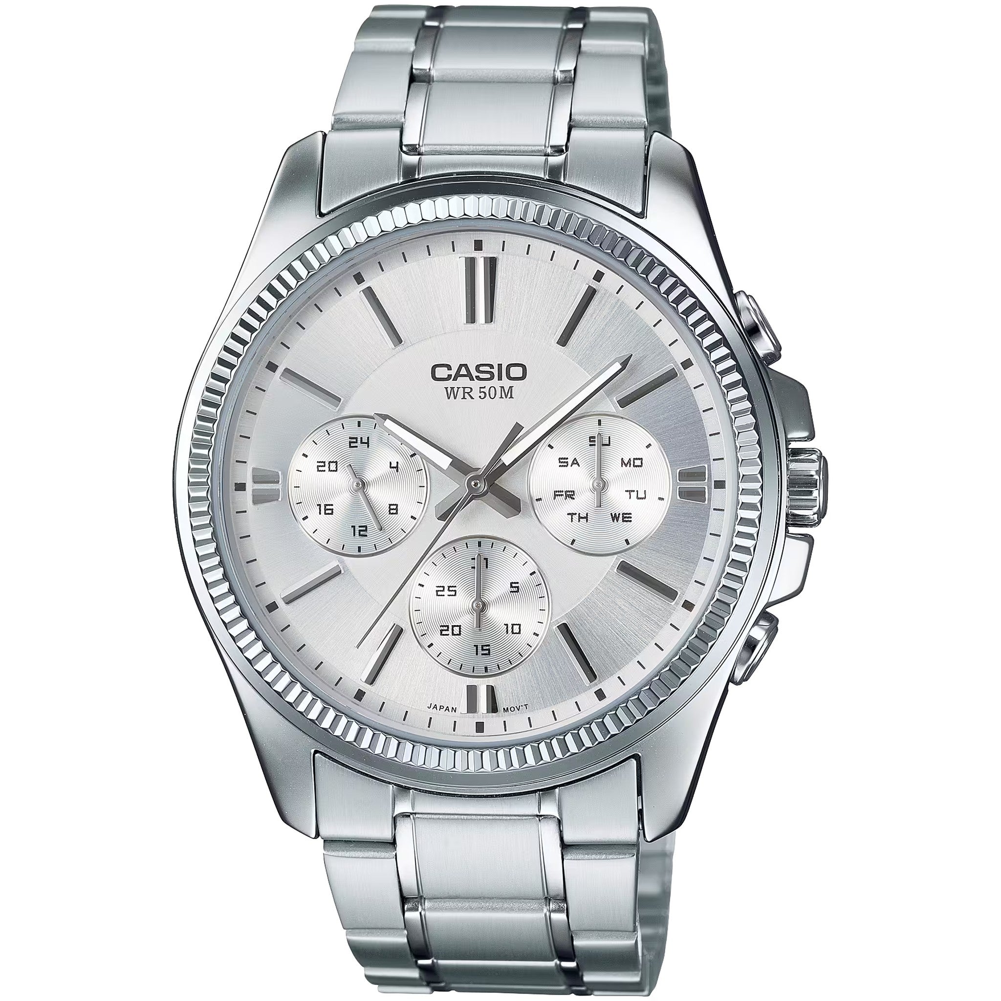 Casio Men's Watch MTP-1375D-7A Quartz Analog Silver