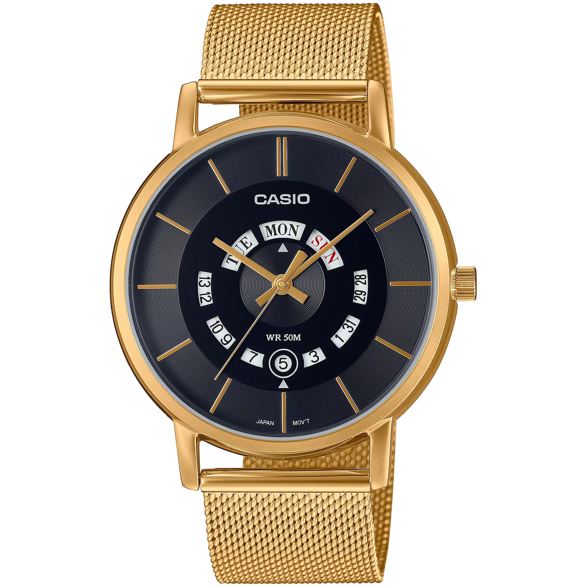 Casio Men's Watch MTP-B135MG-1A Quartz Analog Gold Black