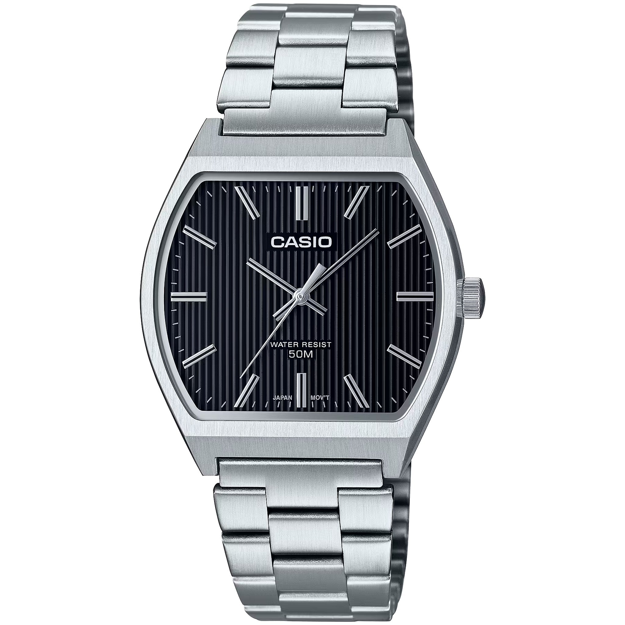Casio Men's Watch MTP-B140D-1A Quartz Analog Silver Black