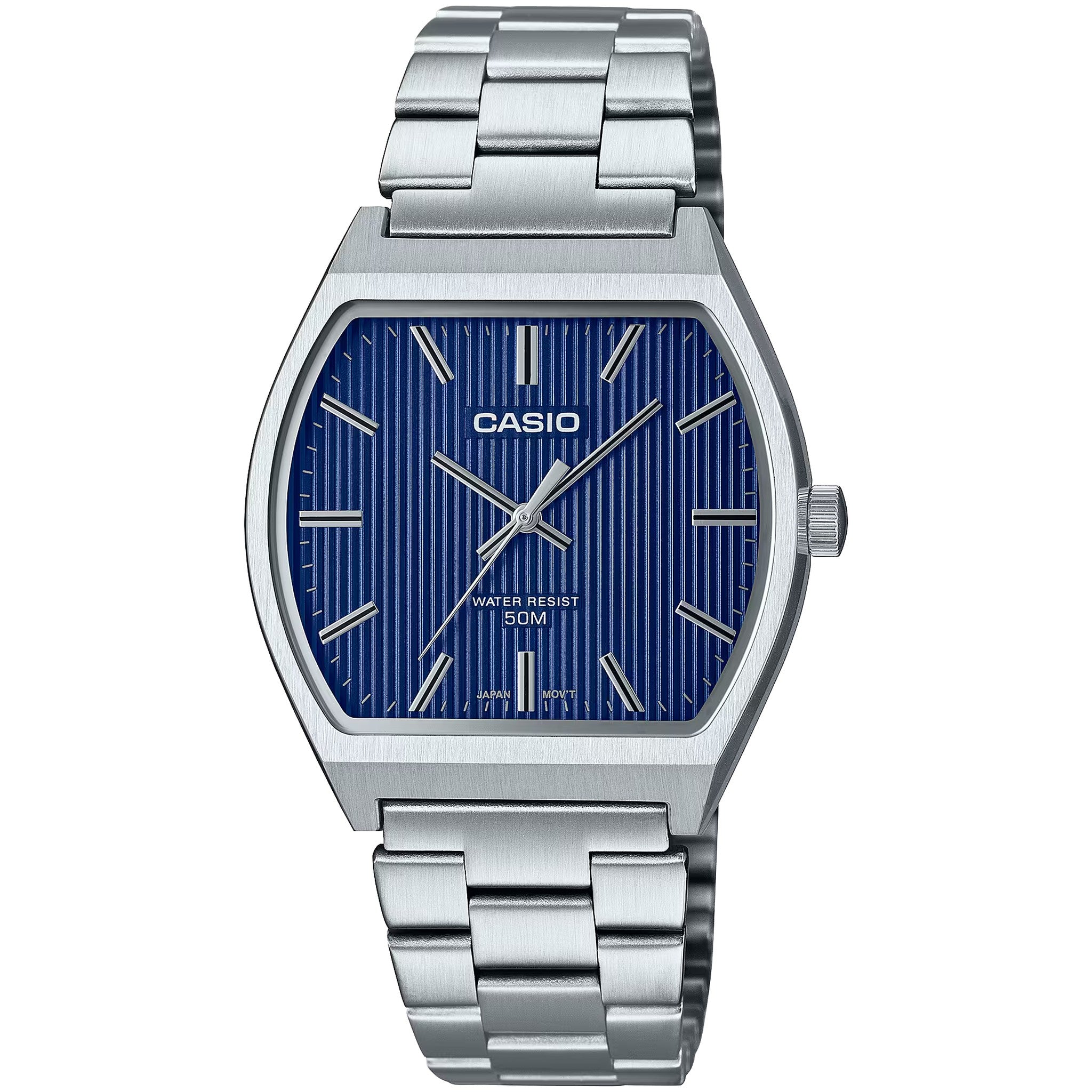 Casio Men's Watch MTP-B140D-2A Quartz Analog Silver Blue