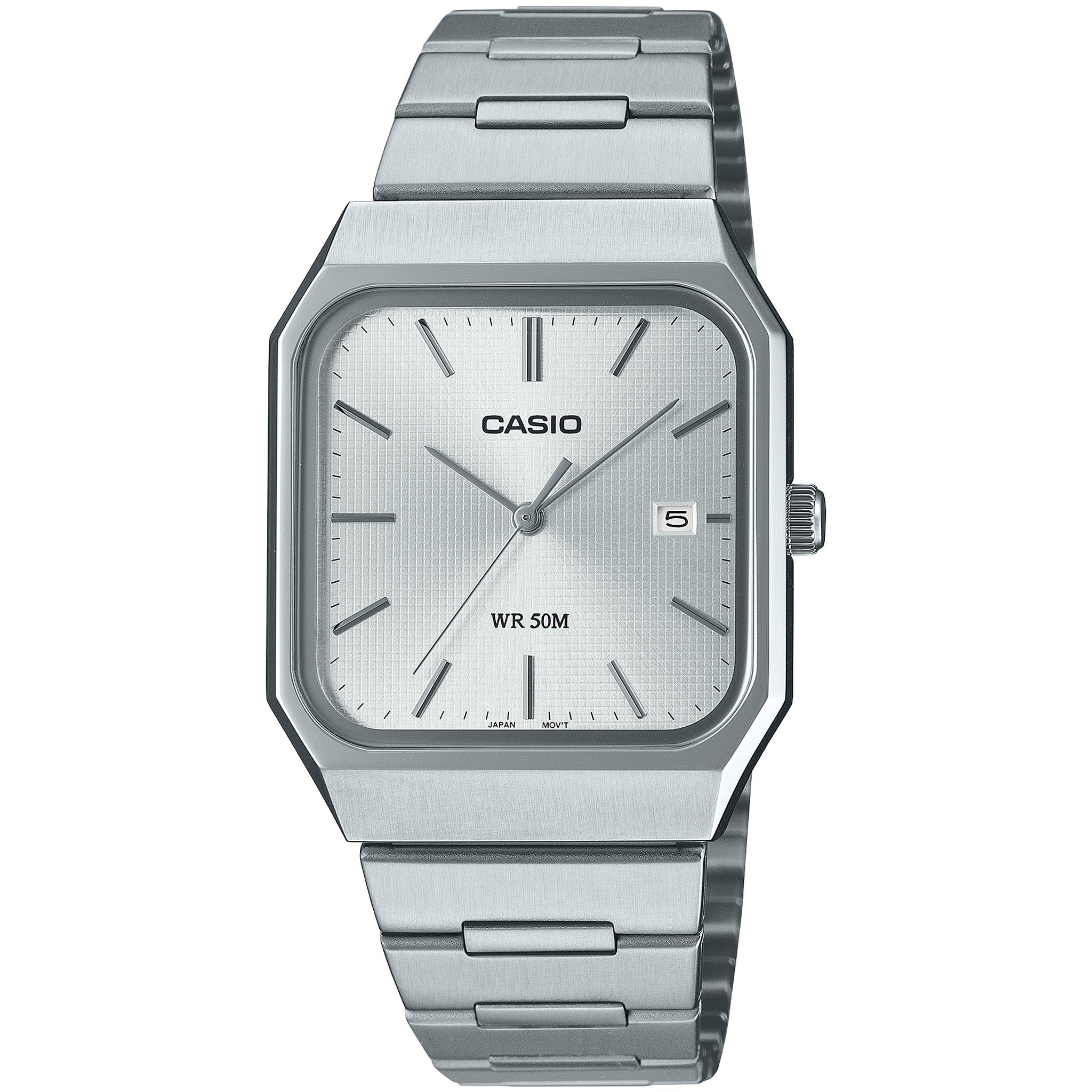 Casio Men's Watch MTP-B185D-7A Quartz Analog Silver