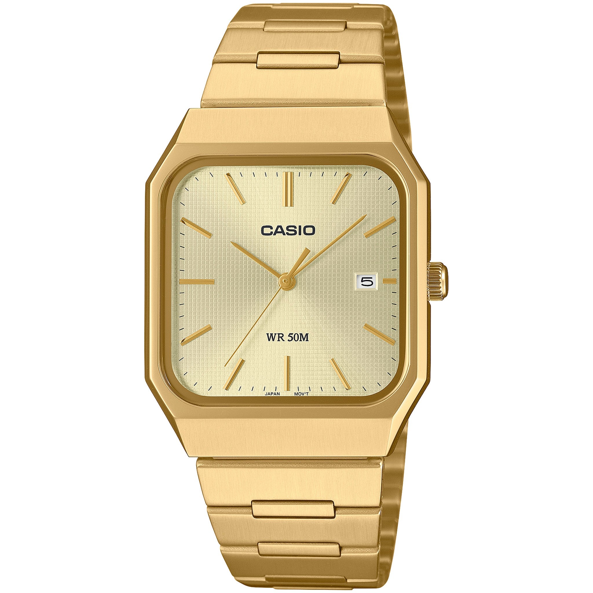 Casio Men's Watch MTP-B185G-9A Quartz Analog Gold