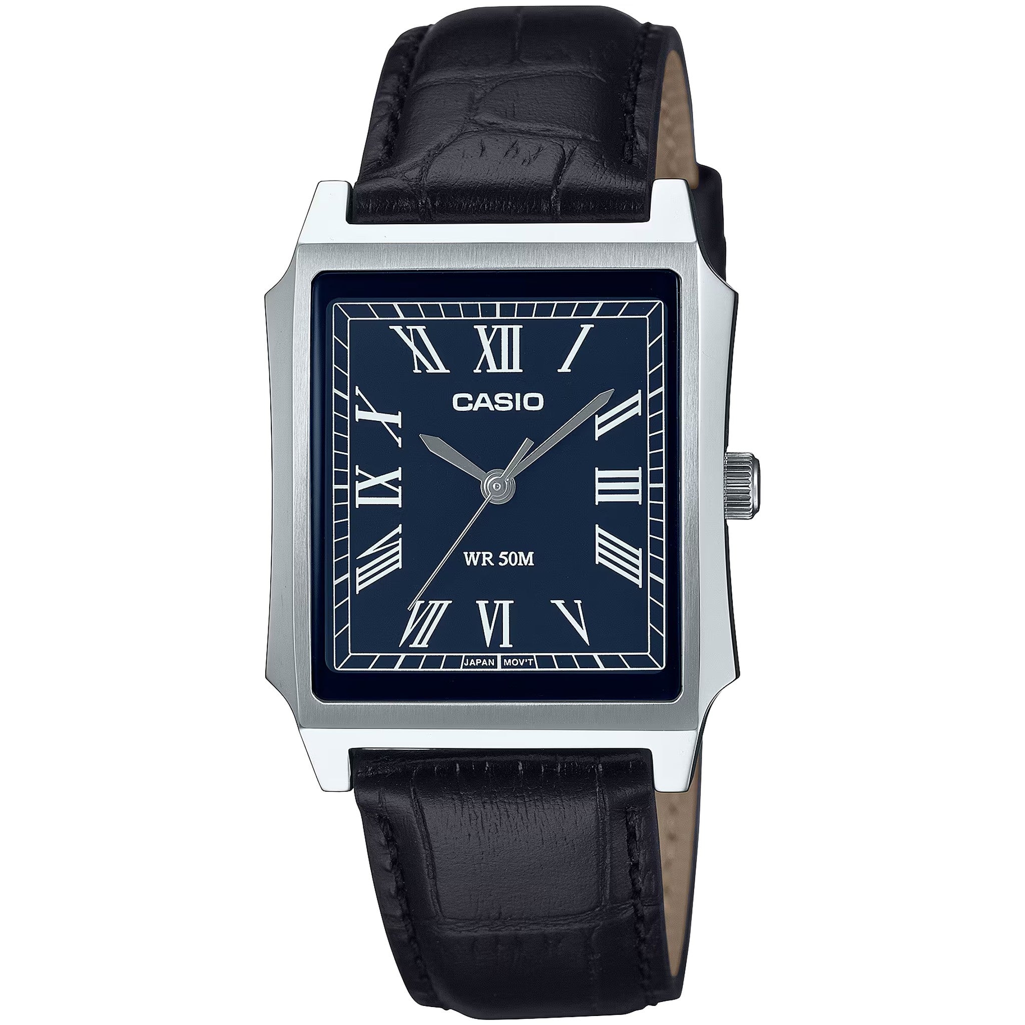 Casio Men's Watch MTP-B190L-2B Quartz Analog Silver Blue