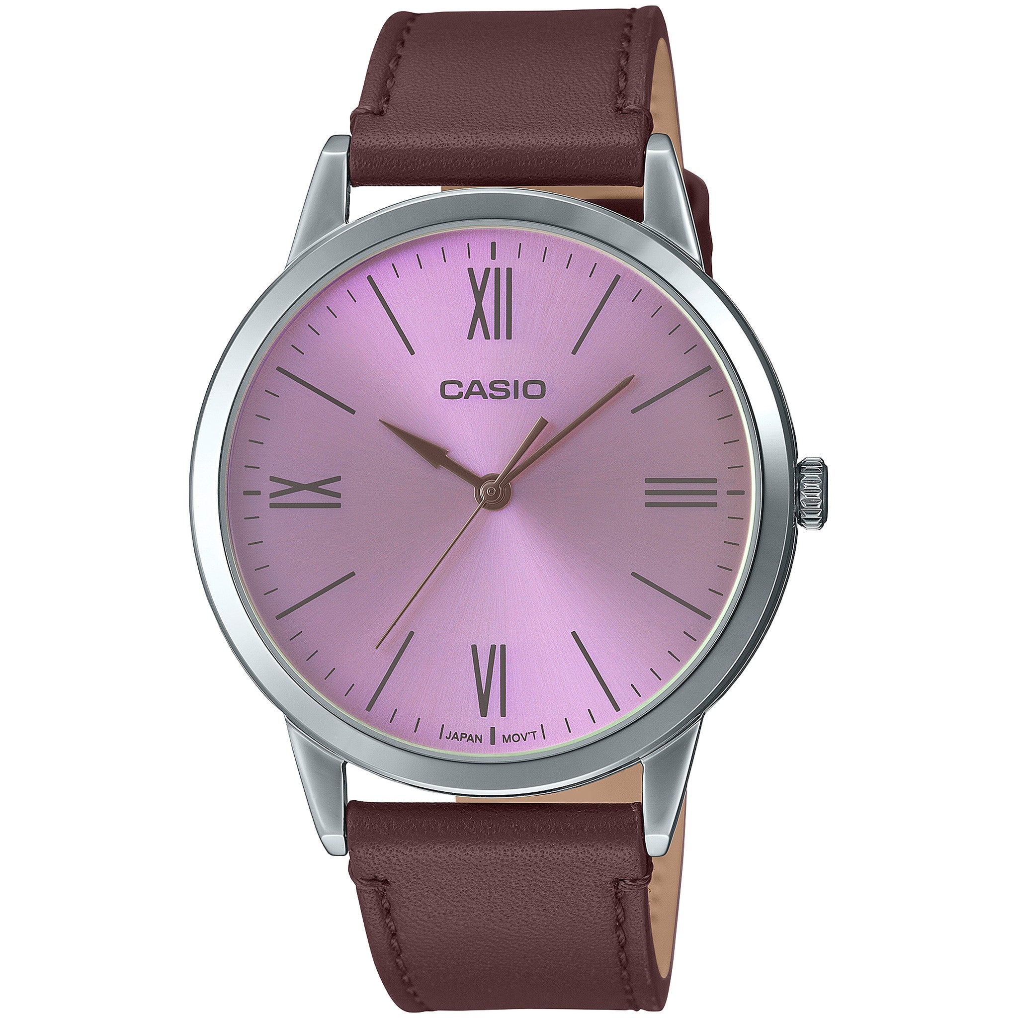 Casio Men's Watch MTP-E600L-5B Quartz Analog Silver Purple