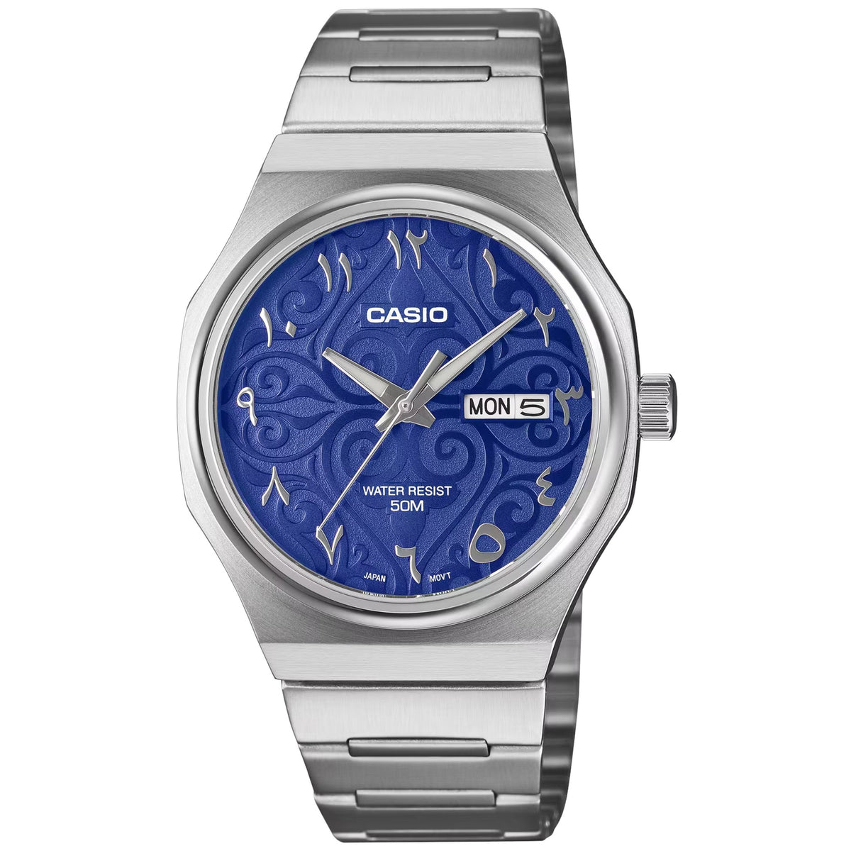 Casio Arabic Dial Watch MTP-E735AR-2A2 Navy Blue Men's Quartz