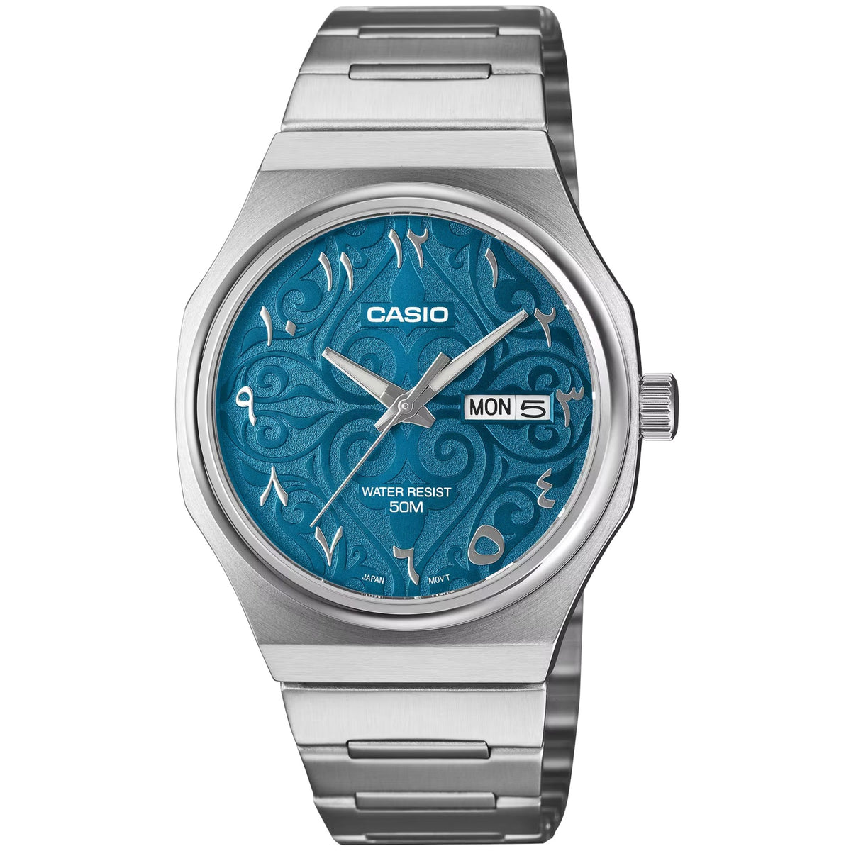 Casio Arabic Dial Uhr MTP-E735AR-2A3 Blau Herren Quarz