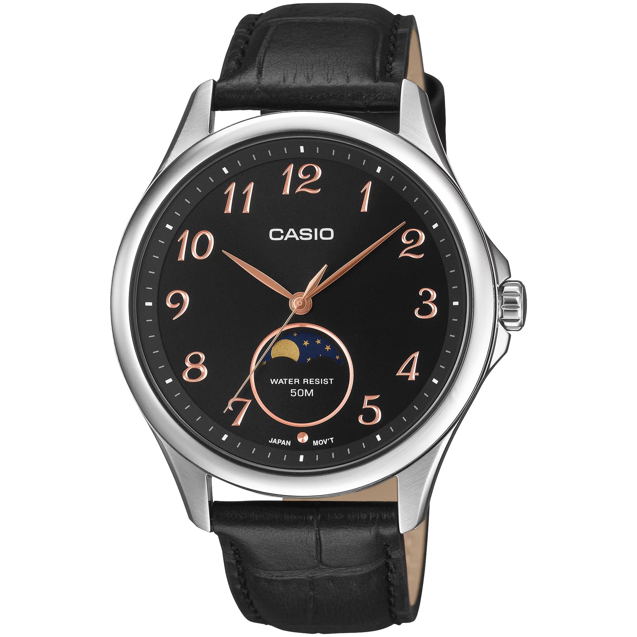 Casio Men's Watch MTP-M110L-1A Quartz Analog Silver Black