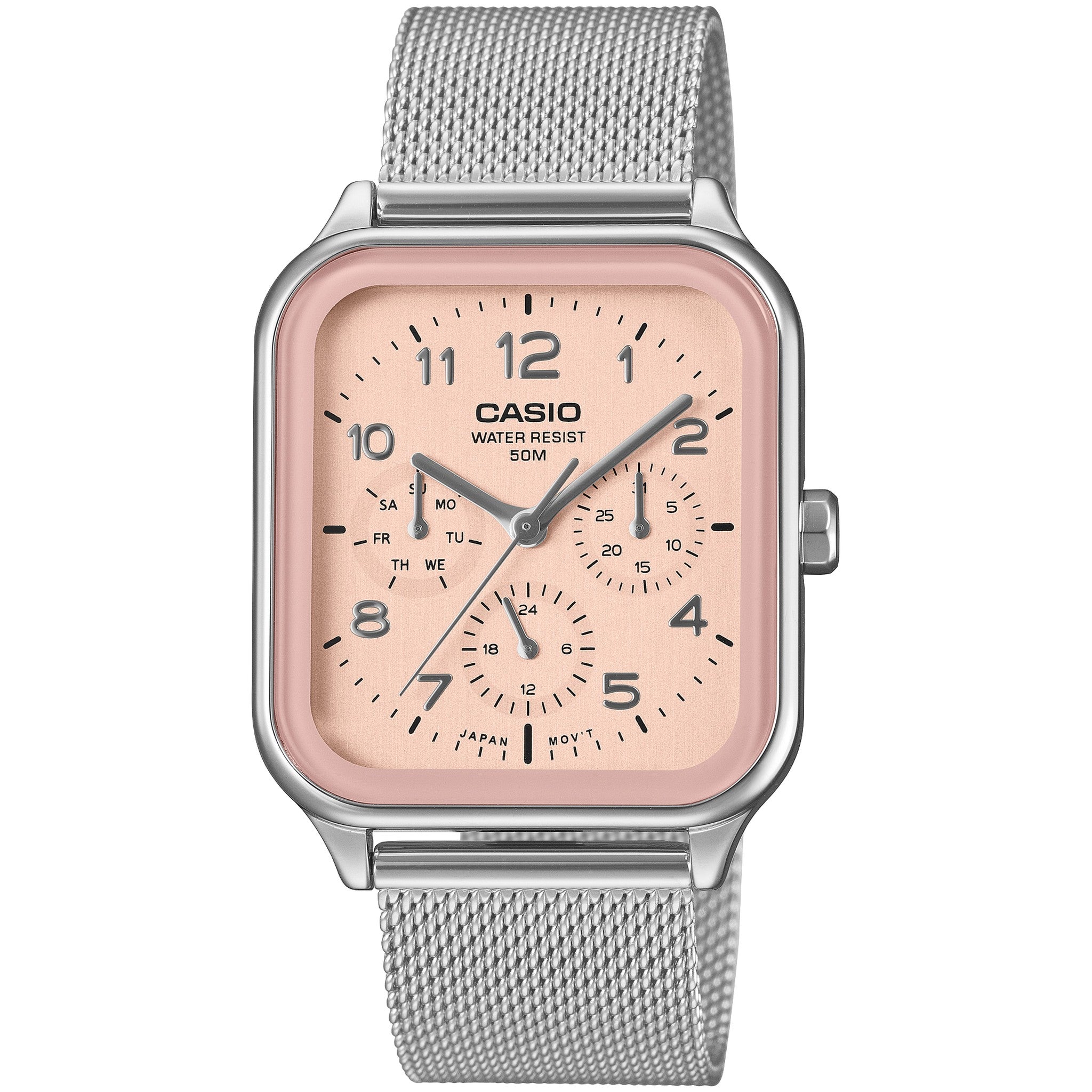 Casio Men's Watch MTP-M306M-4A Quartz Analog Rose Gold