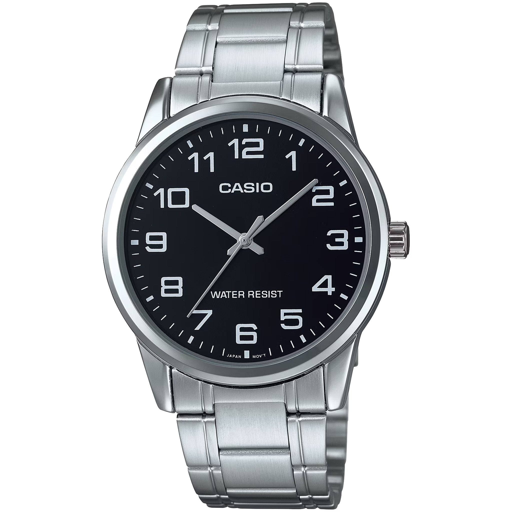 Casio Men's Watch MTP-V001D-1B Quartz Analog Silver Black