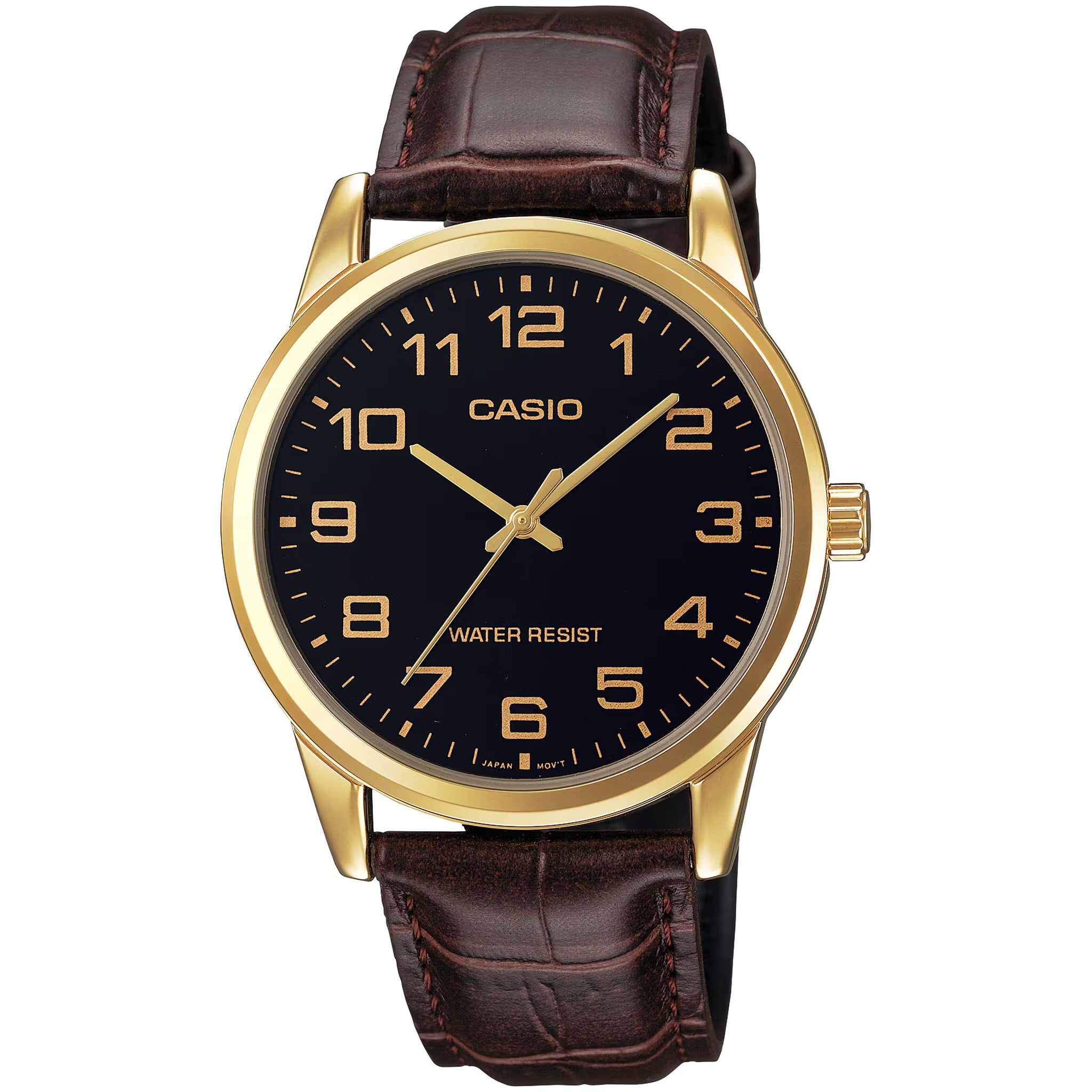 Casio Men's Watch MTP-V001GL-1B Quartz Analog Gold Black
